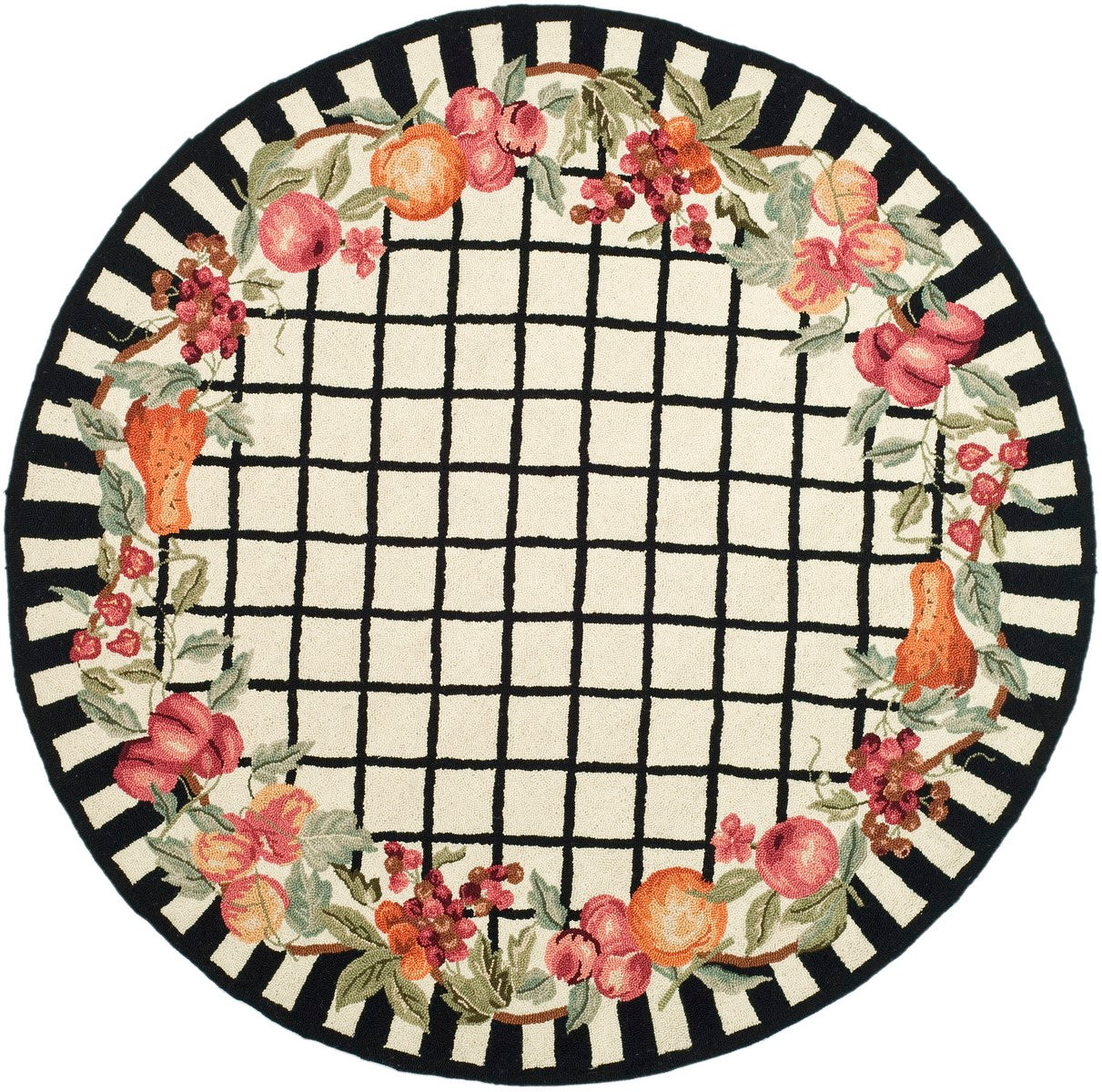Chelsea Hand-Hooked Luxury Rug with 100% Pure New Wool Pile and Durable Cotton Backing, Featuring Timeless American Country and European Designs