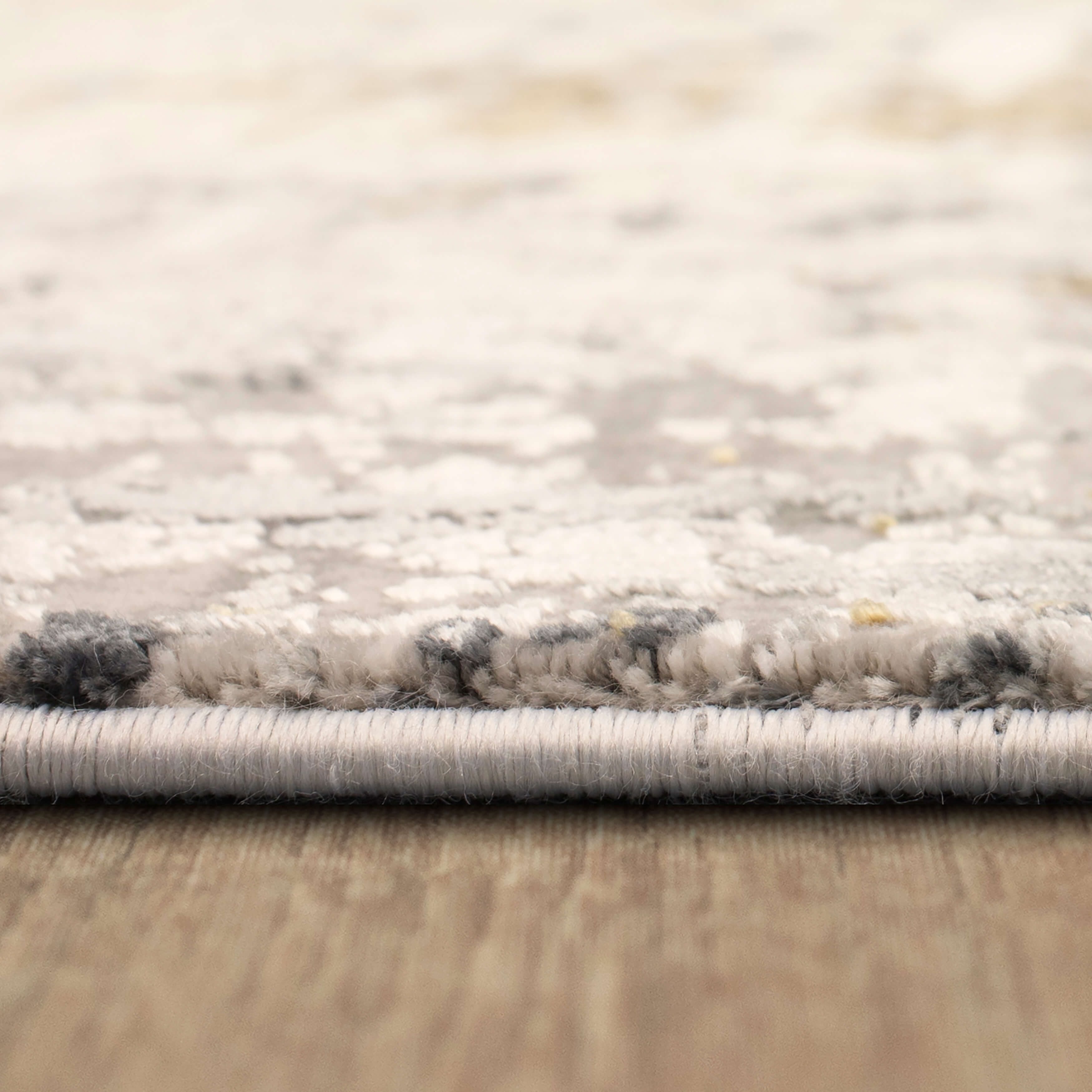 Karastan Tryst Modern Abstract Area Rug - Luxurious Rayon Blend, Distressed Look, Easy Care