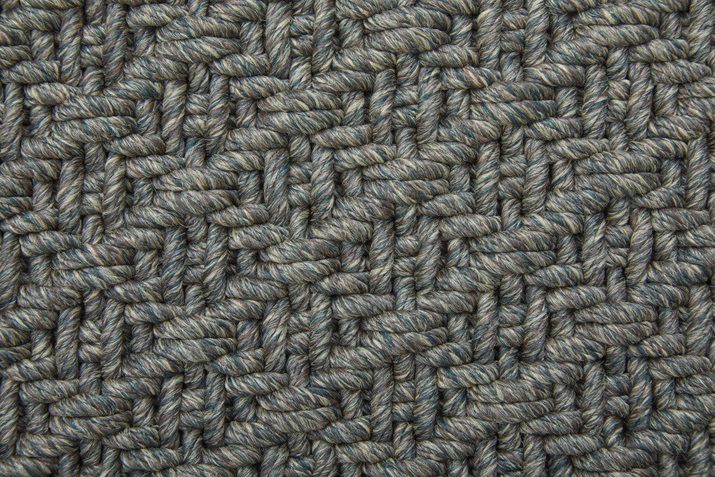 Stain-Resistant Hand Woven Green Area Rug for Any Space - Unique Artisan Work