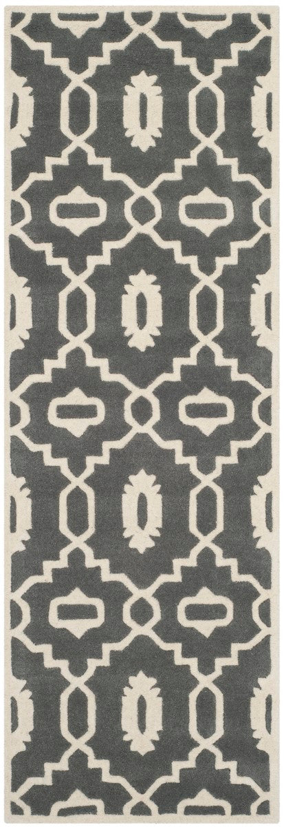 Safavieh Chatham Hand - Tufted Wool Floor Rug with Elegant Moroccan Patterns and a Contemporary Color Scheme for Sophisticated Interior Decor