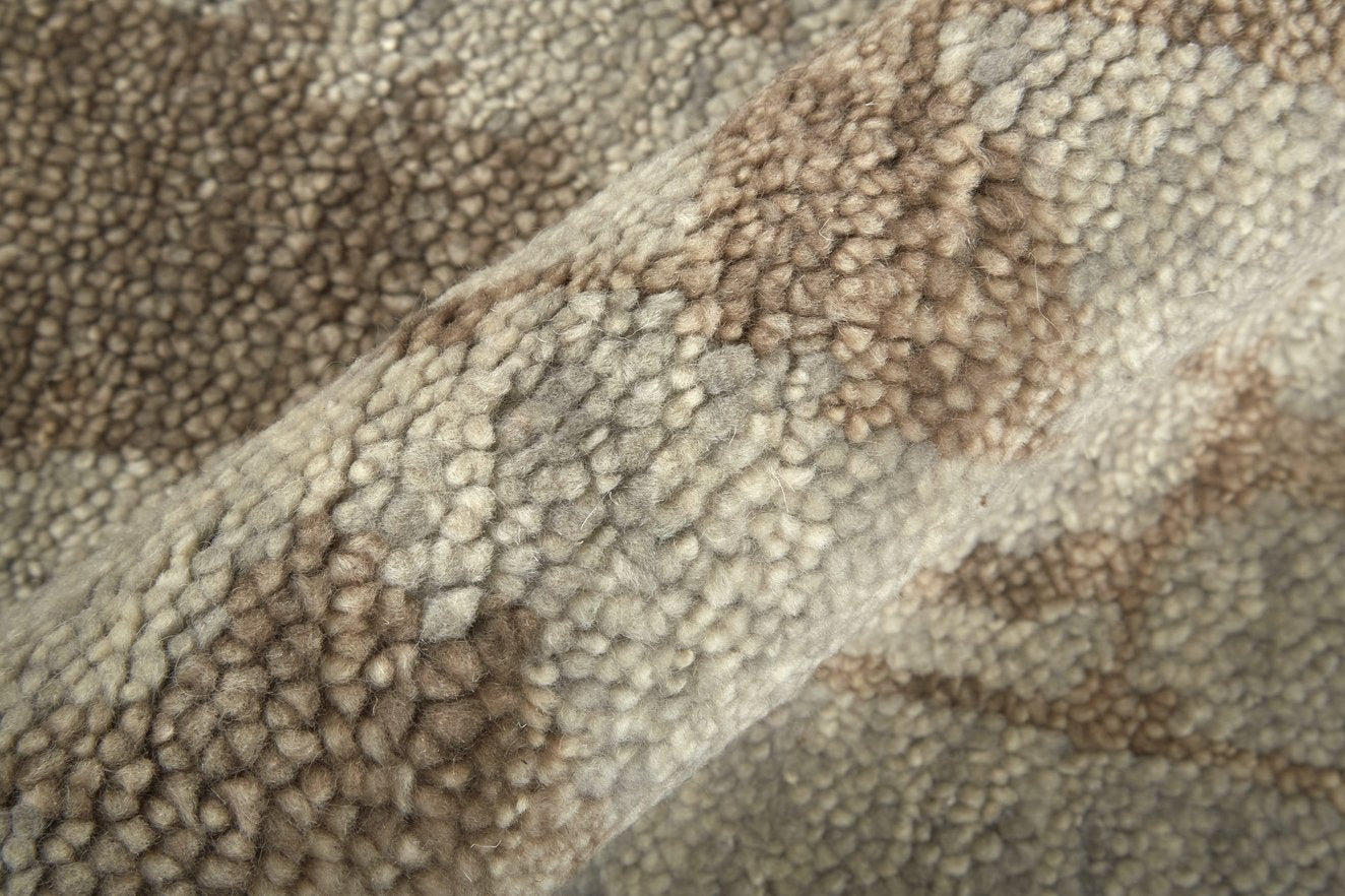 Exquisite Hand - Knotted Wool Rug by Sutton with Abstract Design for Modern Homes