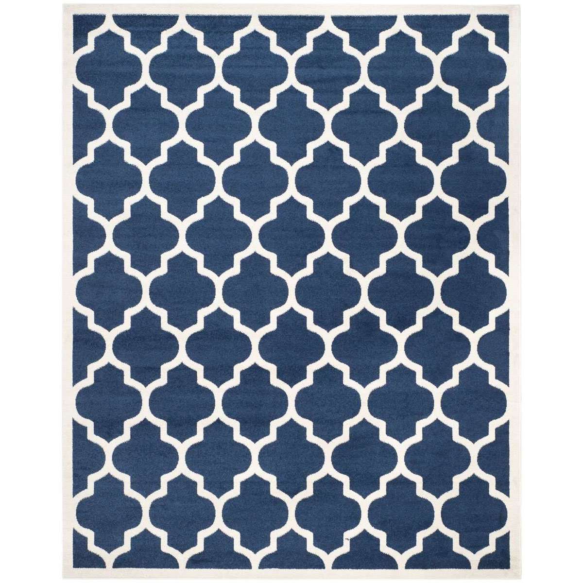 Safavieh Amherst All-Weather Power Loomed Square Rug - A Stylish and Durable Floor Covering for Both Indoor and Outdoor Living Spaces