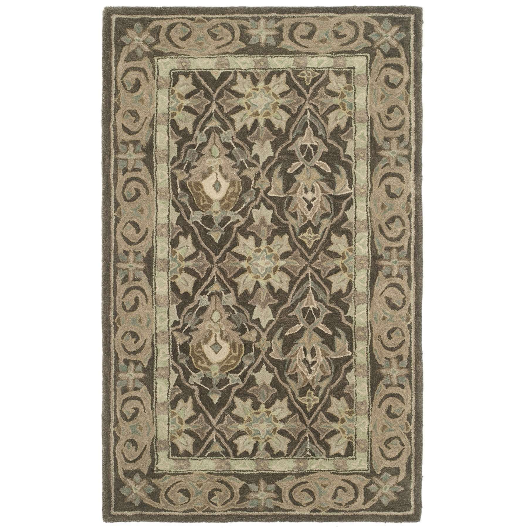 Anatolia AN587 Rug - Exquisite Hand-Spun Wool Rug with 19th Century Charm and Thick Pile