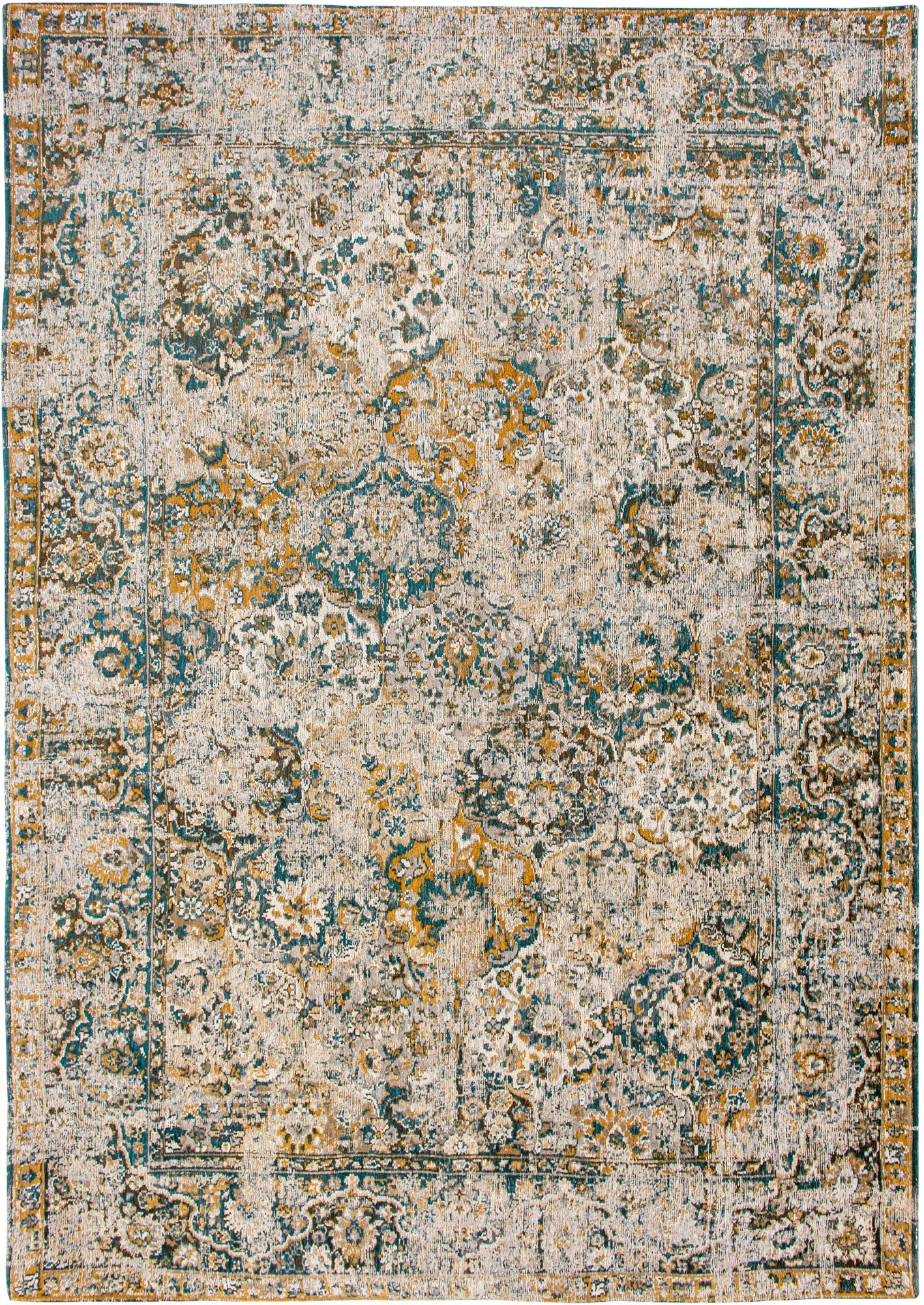 Gorgeous 8' x 11' Blue and Green Modern Abstract Non-Slip Area Rug for a Striking Room Centerpiece