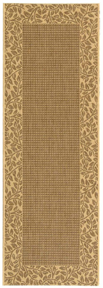 Elegant Checkered Indoor/Outdoor Rug - Durable Power Loomed for High - Traffic Areas