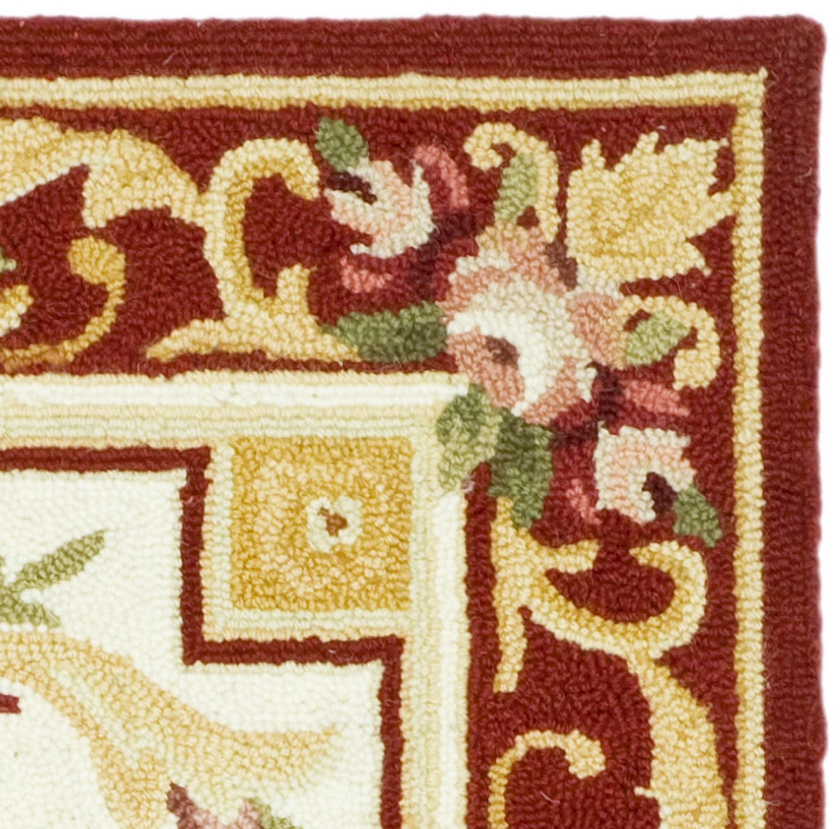 Luxurious Hand-Hooked Chelsea Rug: Pure Virgin Wool with Classic American & European Designs