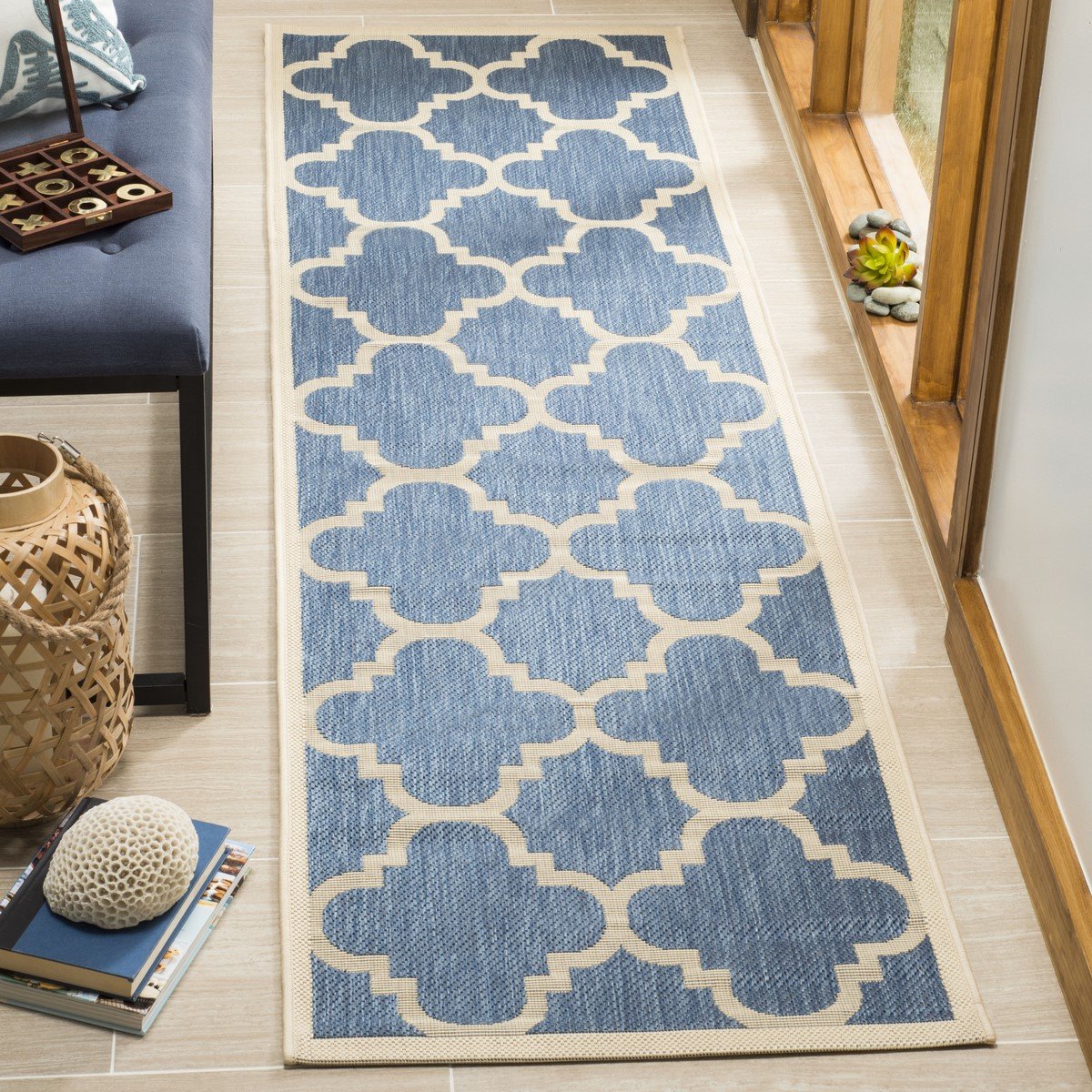 High - Quality Courtyard Power - Woven Rug Crafted from Durable Polypropylene with a Stylish Design for Both Indoor and Outdoor Areas