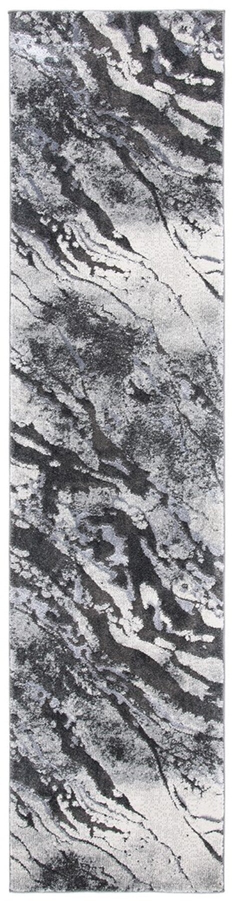 Stylish Pacific Contemporary Area Rug: Power Loomed Blend of Polypropylene & Polyester for Modern Homes
