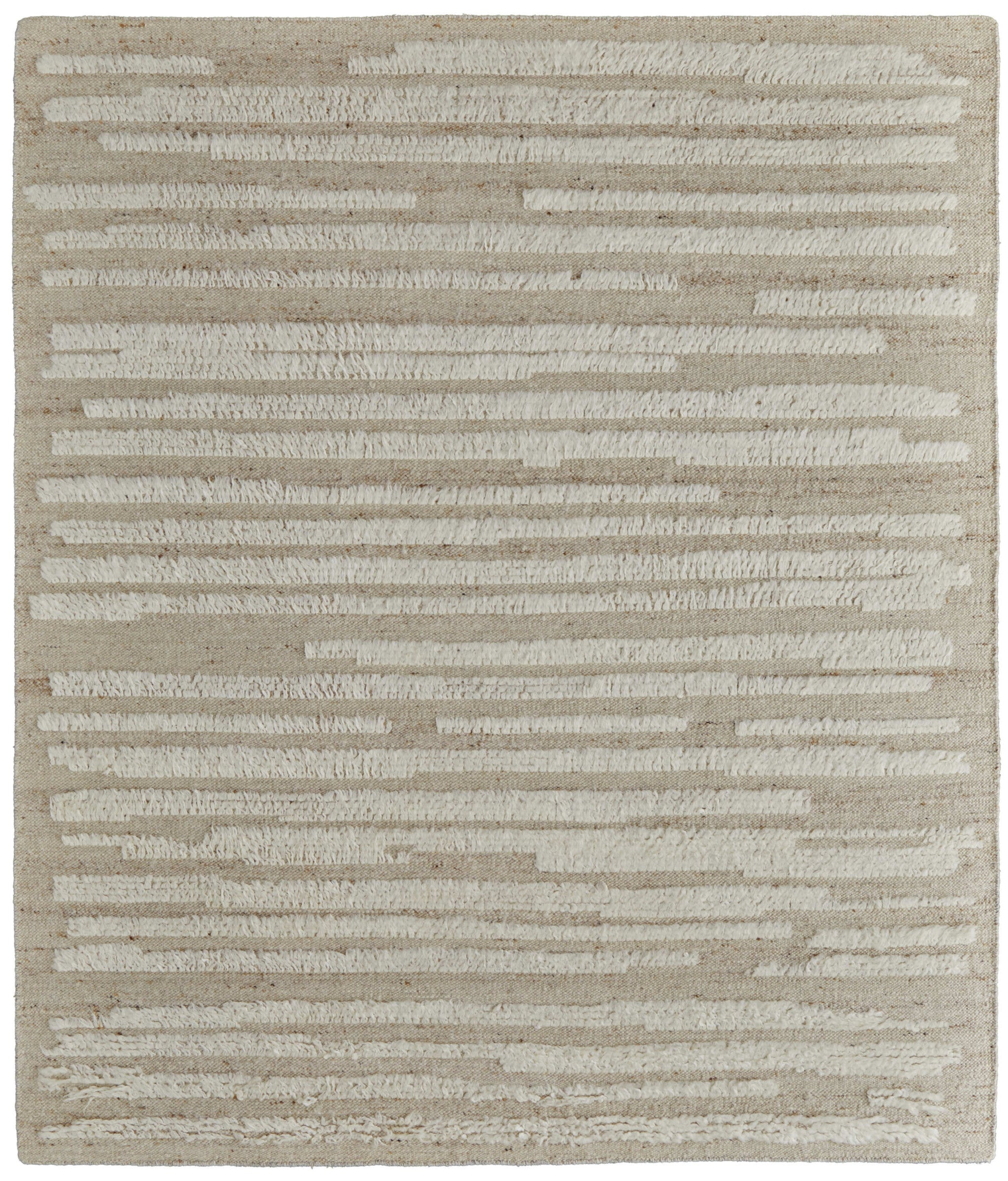 Hand-Woven Striped Wool Area Rug - Comfortable, Stain-Resistant, and Uniquely Designed for Your Home Decor
