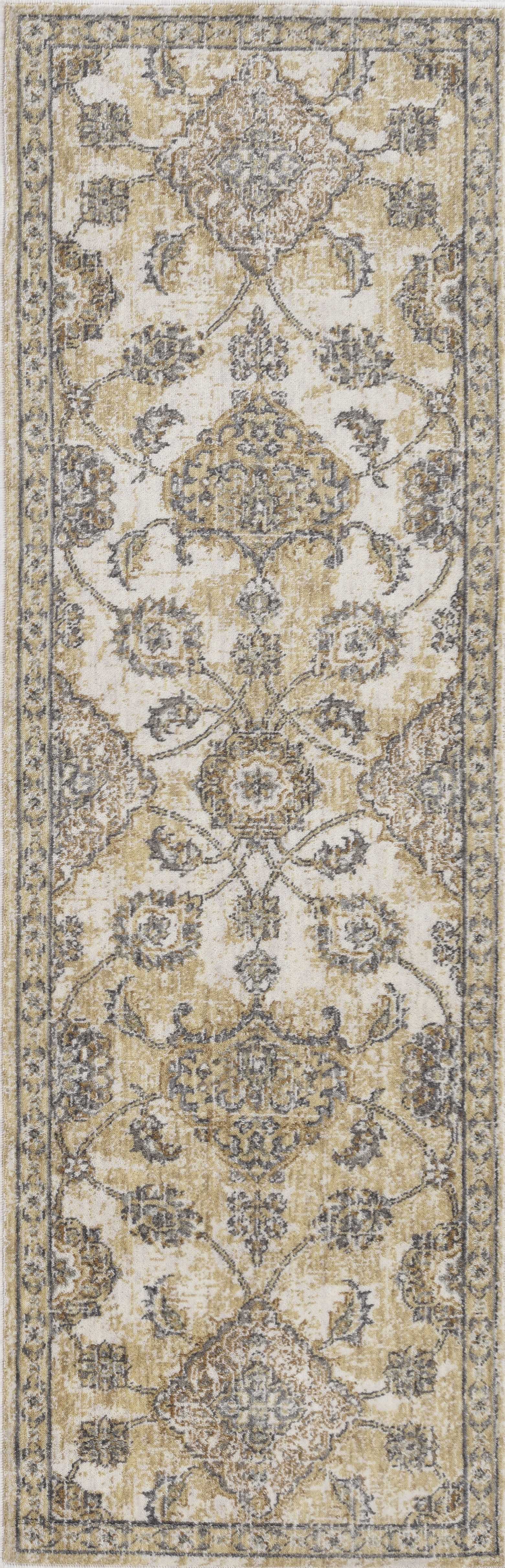 Ivory Wool Floral Vines Indoor Area Rug – A Graceful and Versatile Decor Piece for Cozy Living Spaces
