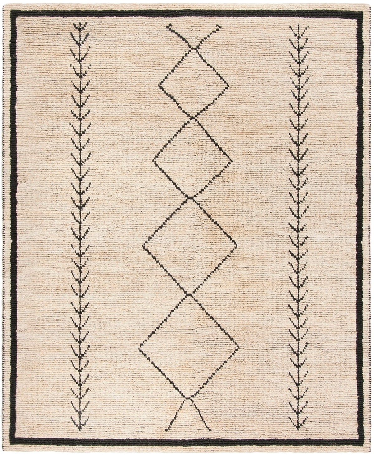 Exquisite Bohemian Style Hand - Knotted Organic Jute Floor Rug from India, Featuring Eco - Friendly, Durable, and Lustrous Design