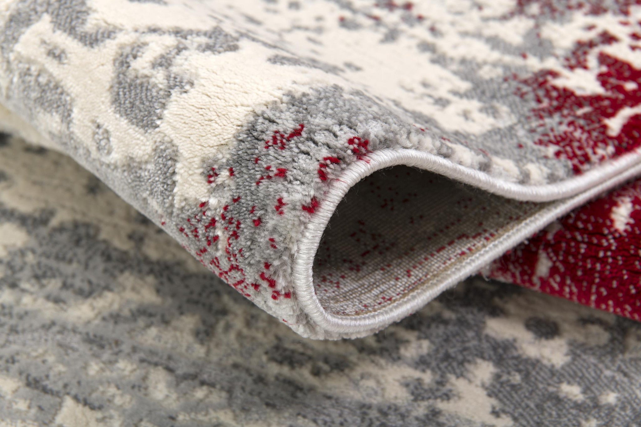 Stylish Red Abstract Dhurrie Area Rug for Adding Comfort and Warmth to Your Home Decor