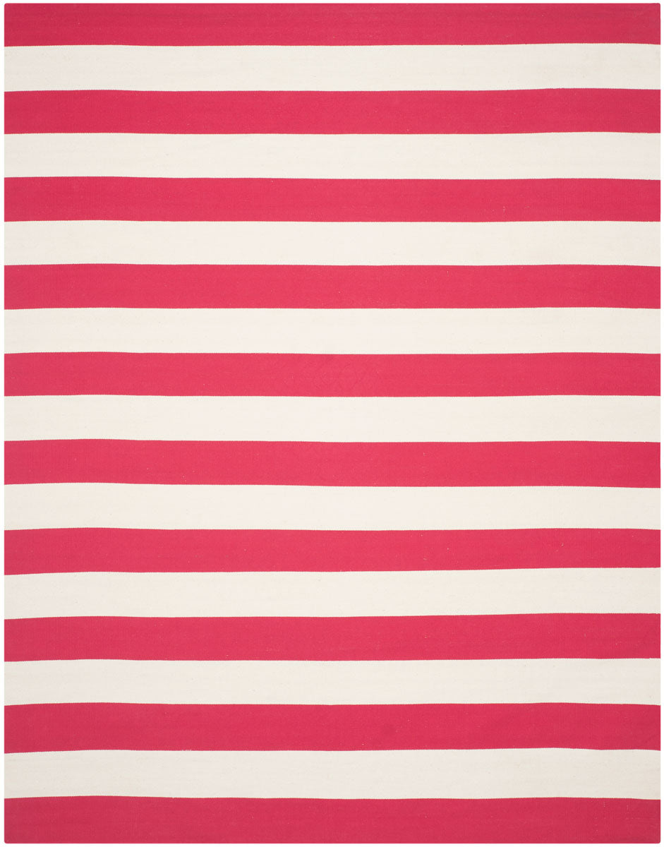 Montauk Handmade Cotton Flat Weave Rug with Stylish Ikat Tie - Dye Pattern Ideal for Coastal or Contemporary Residences