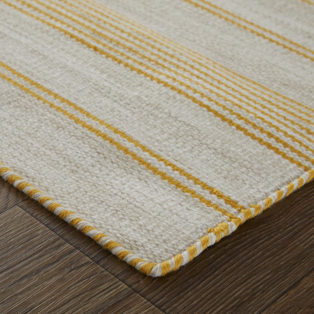 Stylish Modern Hand - Woven Stain - Resistant Area Rug with Striped Design for Comfortable Home Decor