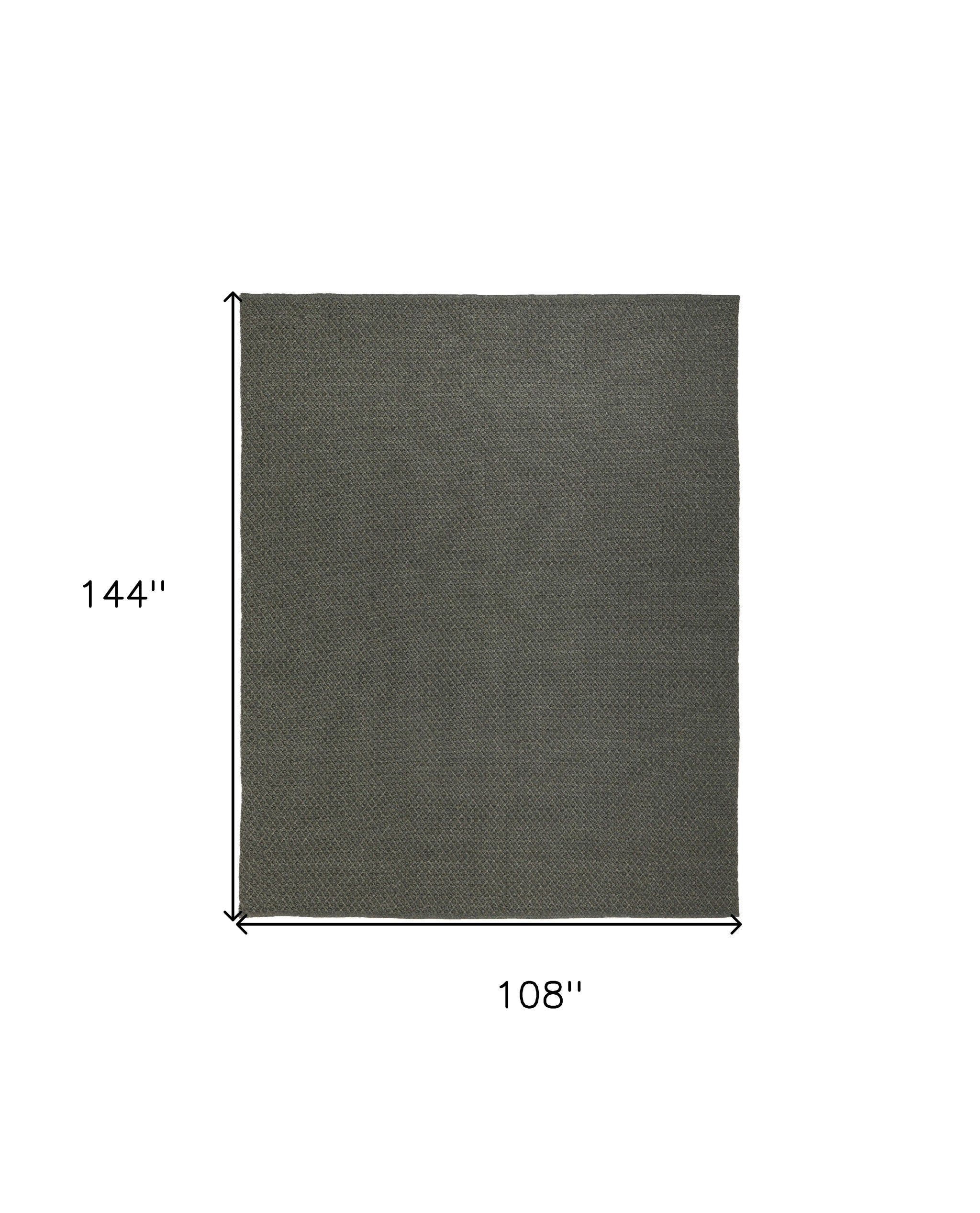 Stain-Resistant Hand Woven Green Area Rug for Any Space - Unique Artisan Work