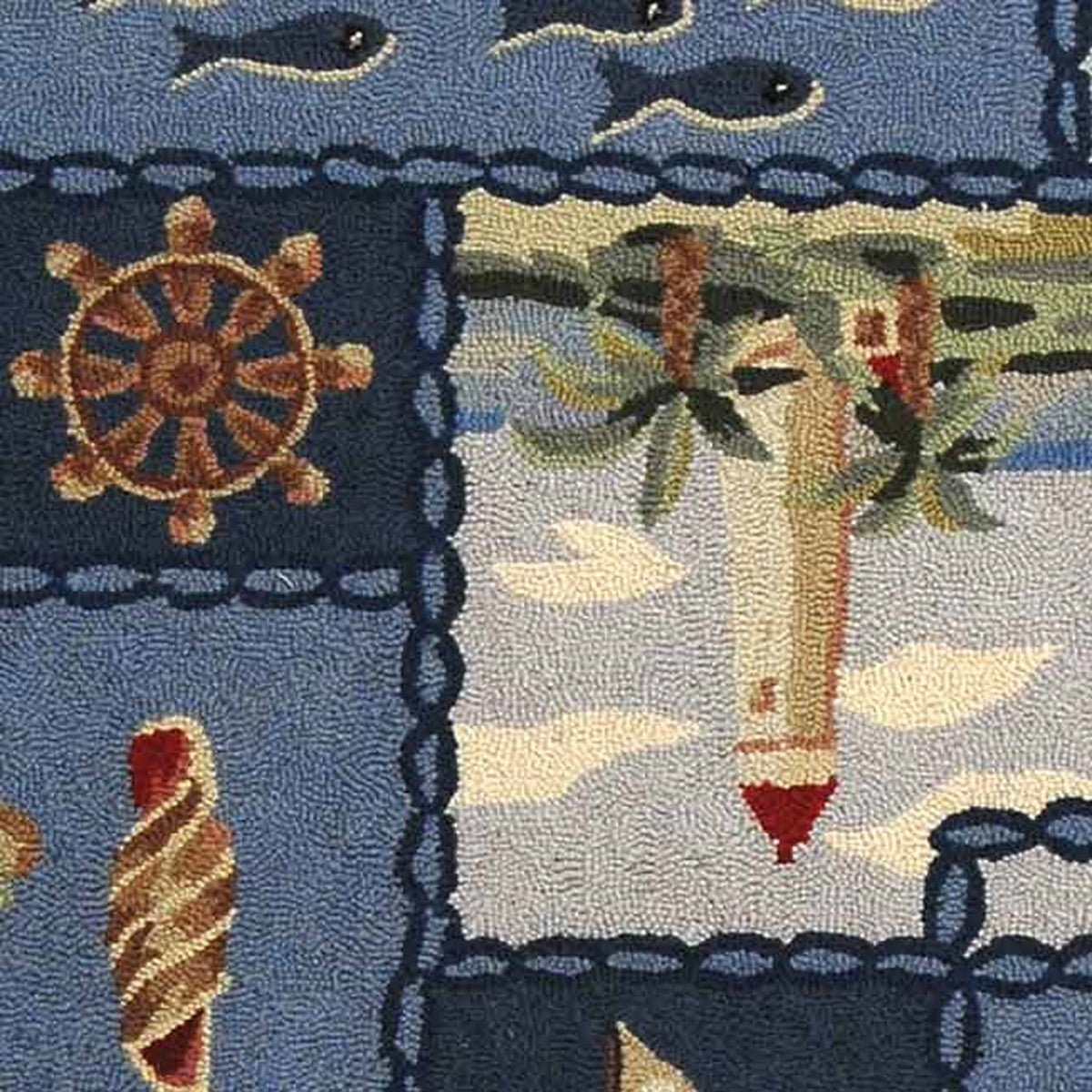 Luxurious Hand-Hooked Chelsea Rug in 100% Virgin Wool with American & European Designs