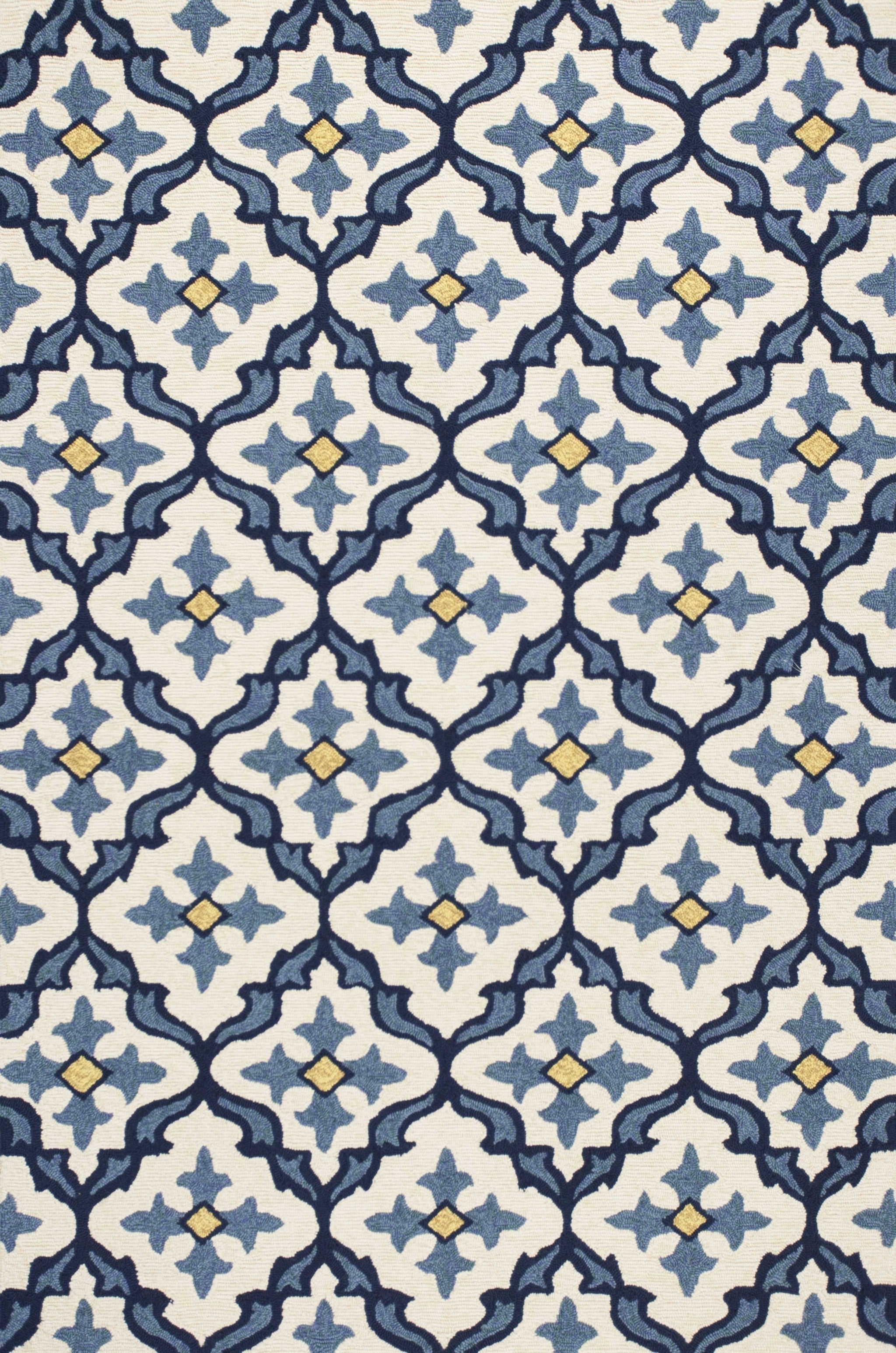 Stylish and Elegant Blue and Ivory Moroccan Handmade Outdoor and Indoor Area Rugs for Decorating Your Living Spaces