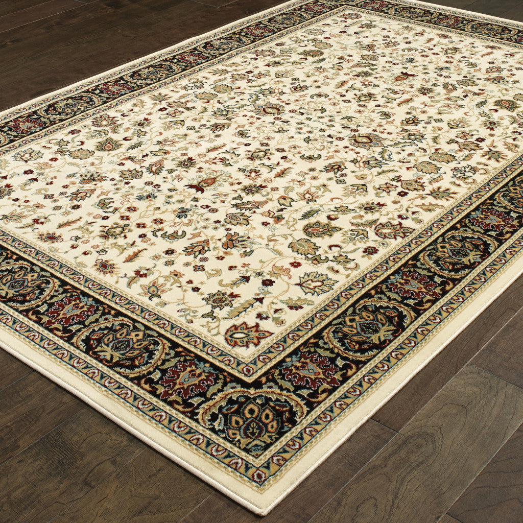 Stylish Stain-Resistant Oriental Area Runner Rug - Ideal for Family Homes with Kids and Pets, 90 Inches Long