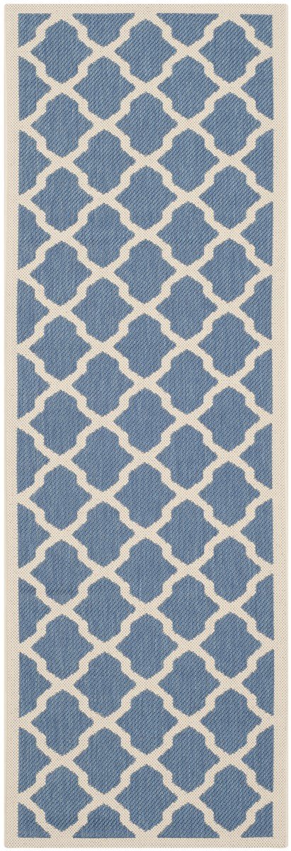 Durable Polypropylene Courtyard Power Loomed Rug for Stylish Indoor and Outdoor Use
