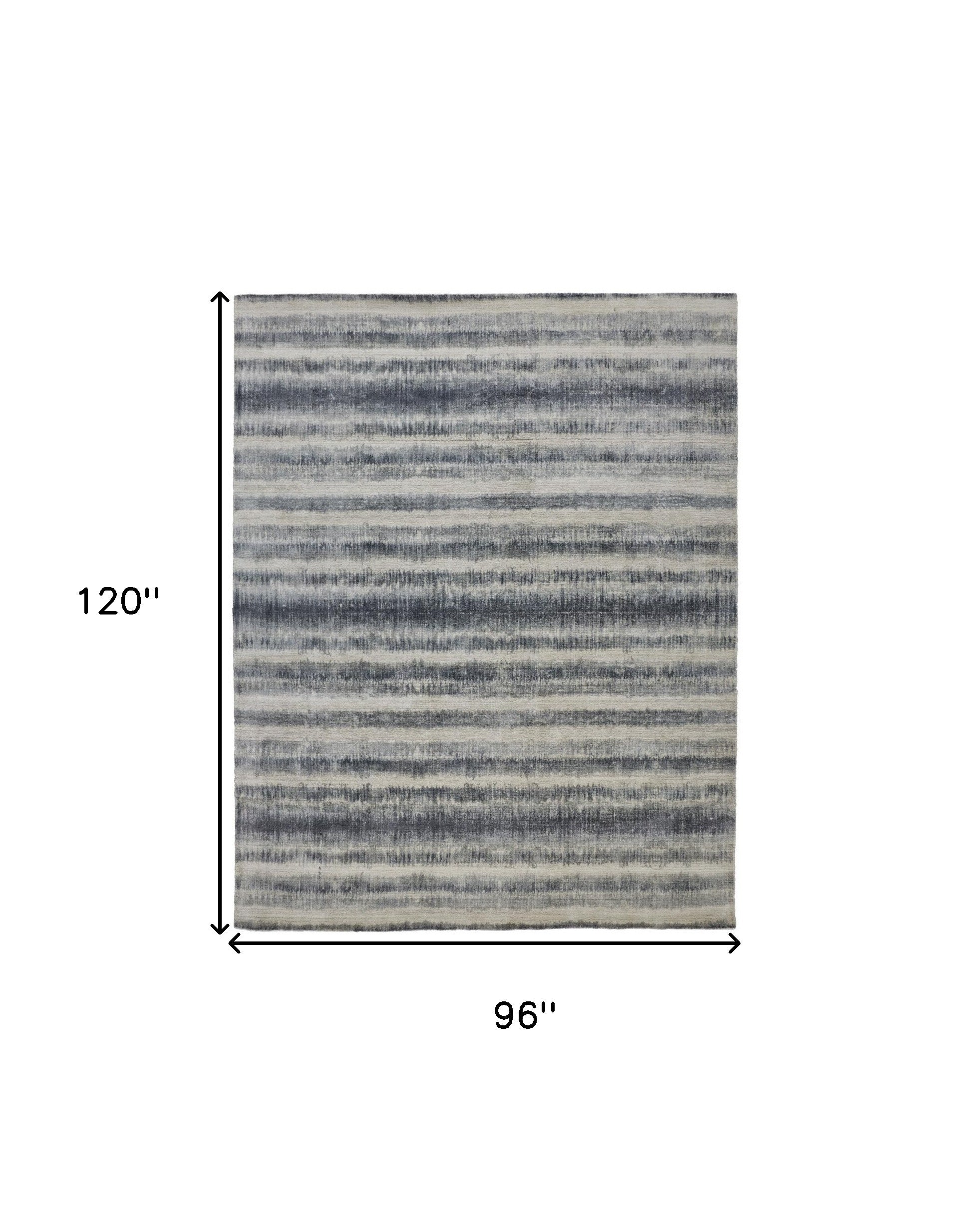 Exquisite Hand-Woven Area Rug in Elegant Tan, Ivory & Black Abstract Design for Home Decor