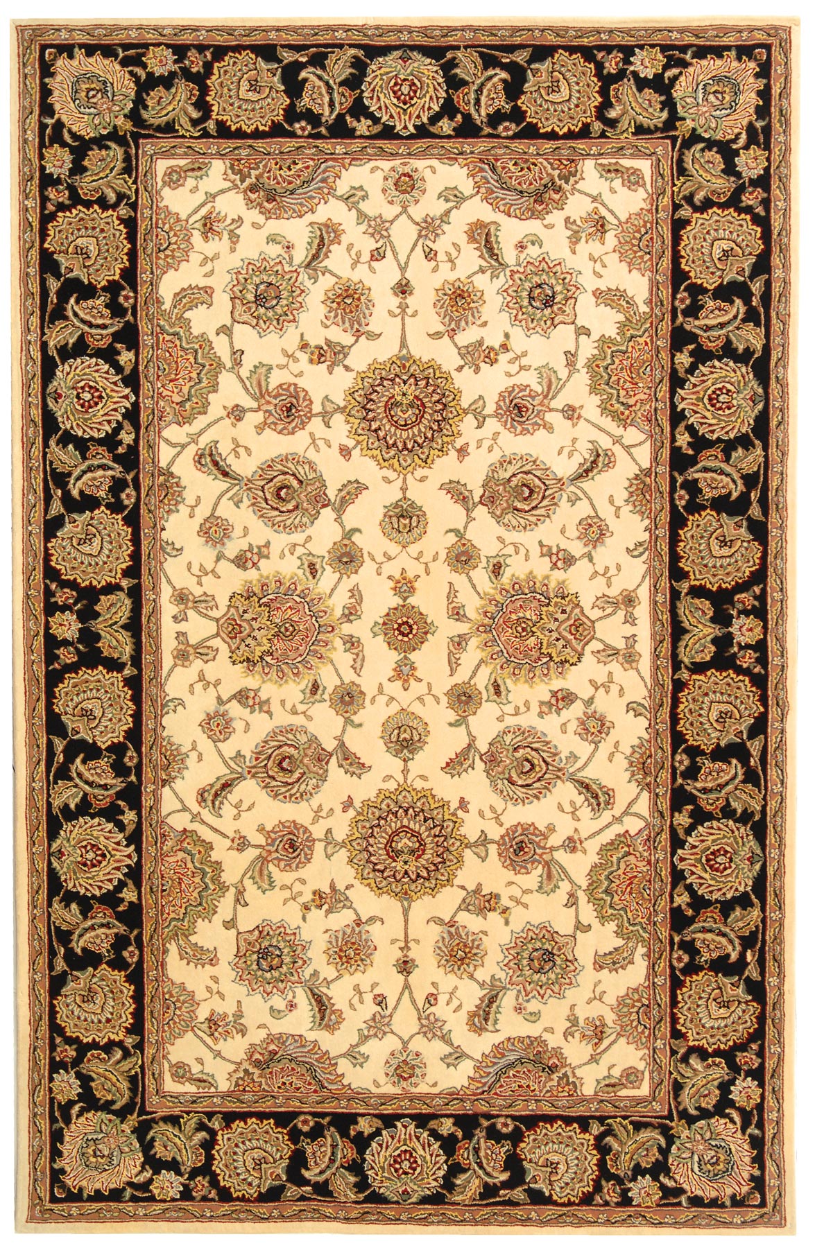 Exquisite Luxury Round Silk and Wool Pile Carpet - A Timeless Elegant Home Decor Item Sourced from China