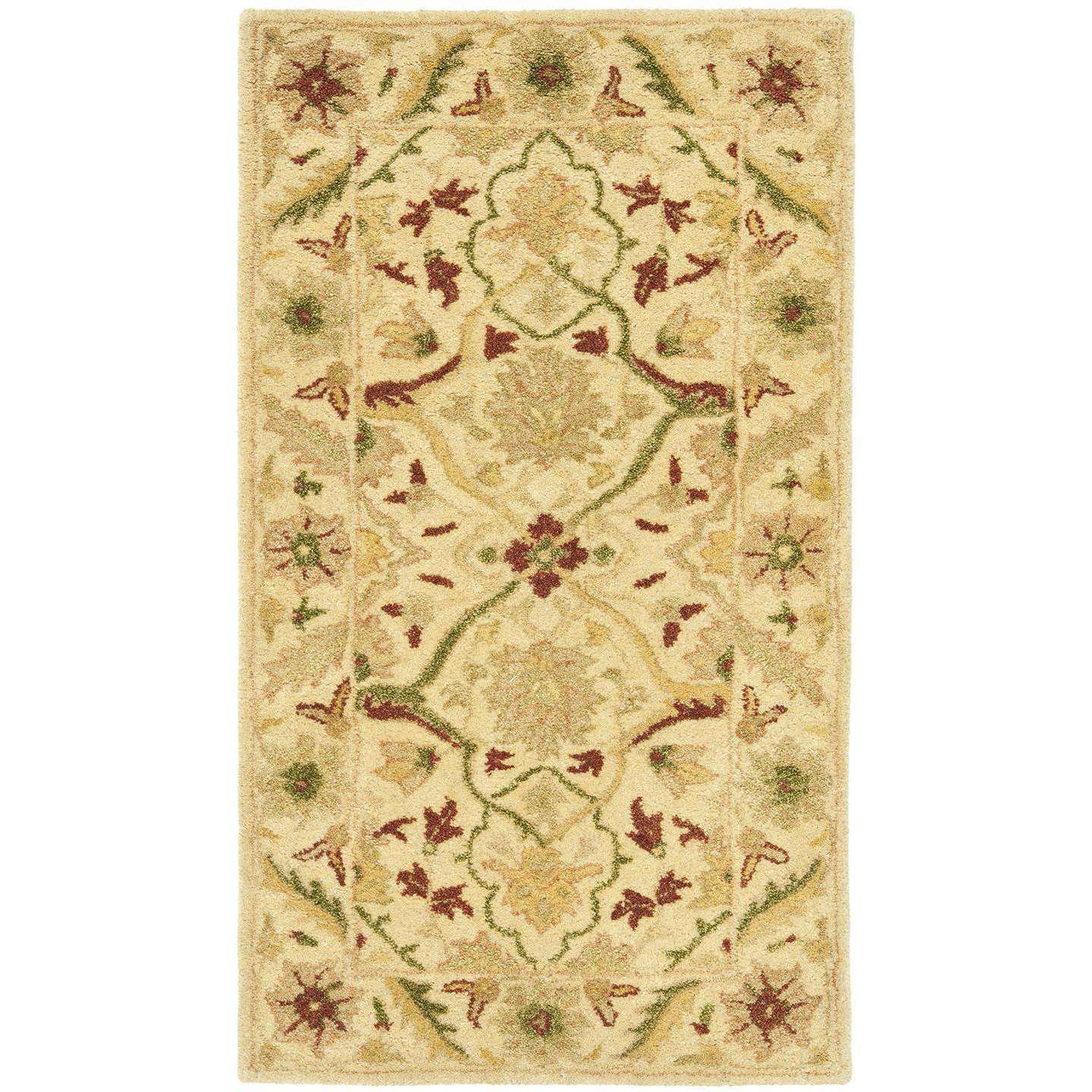 Exquisite Hand-Tufted Persian-Inspired Wool Floor Rug Featuring Elegant Designs and Vivid Rich Colors with a Stunning Luster