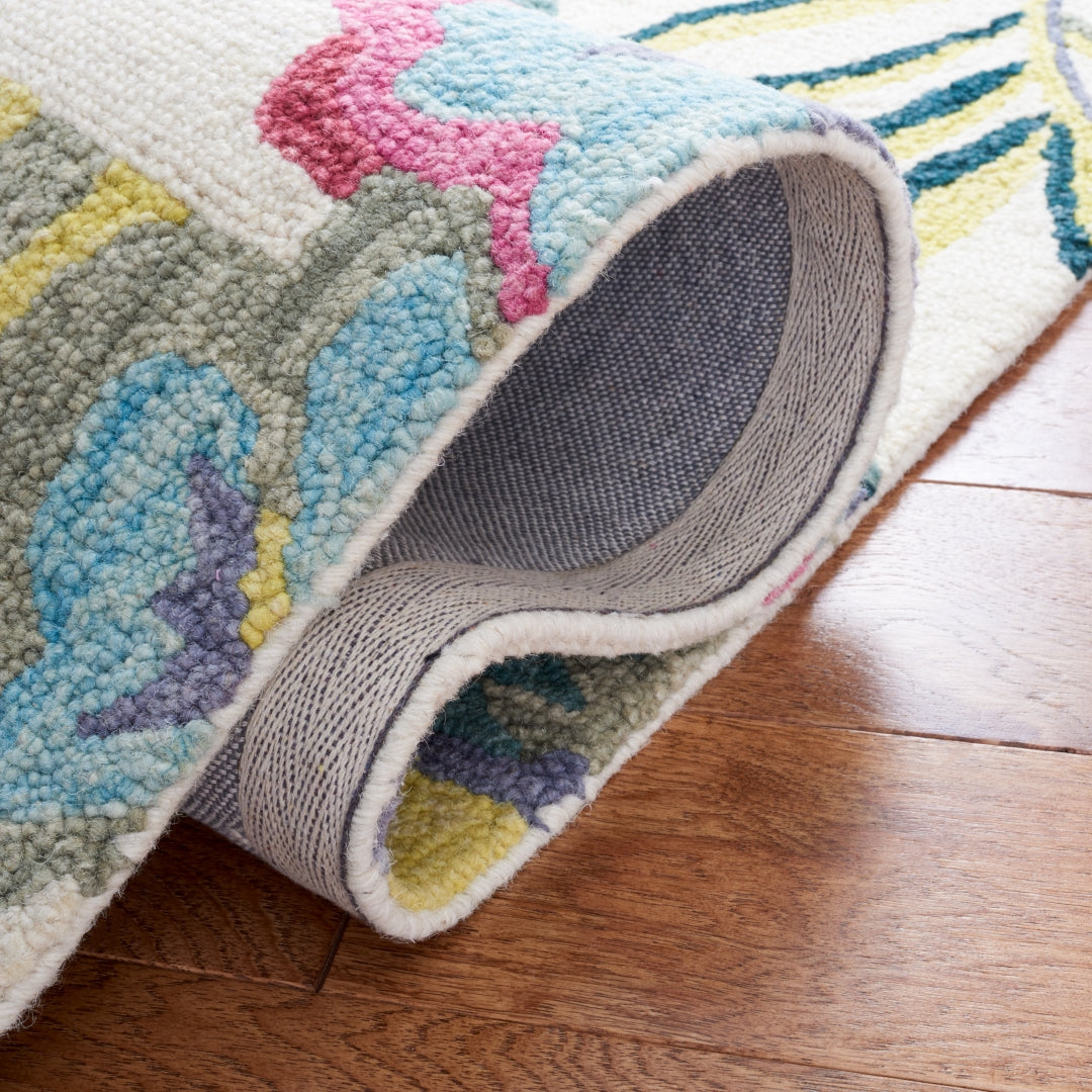 Luxurious Hand-Tufted 100% Wool Pile Rug with Elegant Design for Cozy Homes