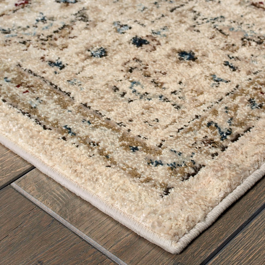 Luxurious Distressed Indoor Runner Rug - Soft, Durable with Antique Style