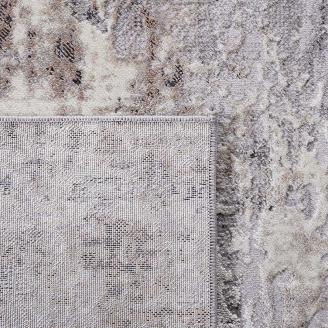 Elegant Power Loomed Area Rug: Luxurious Polyester, Cotton & Polypropylene Blend for Contemporary Spaces