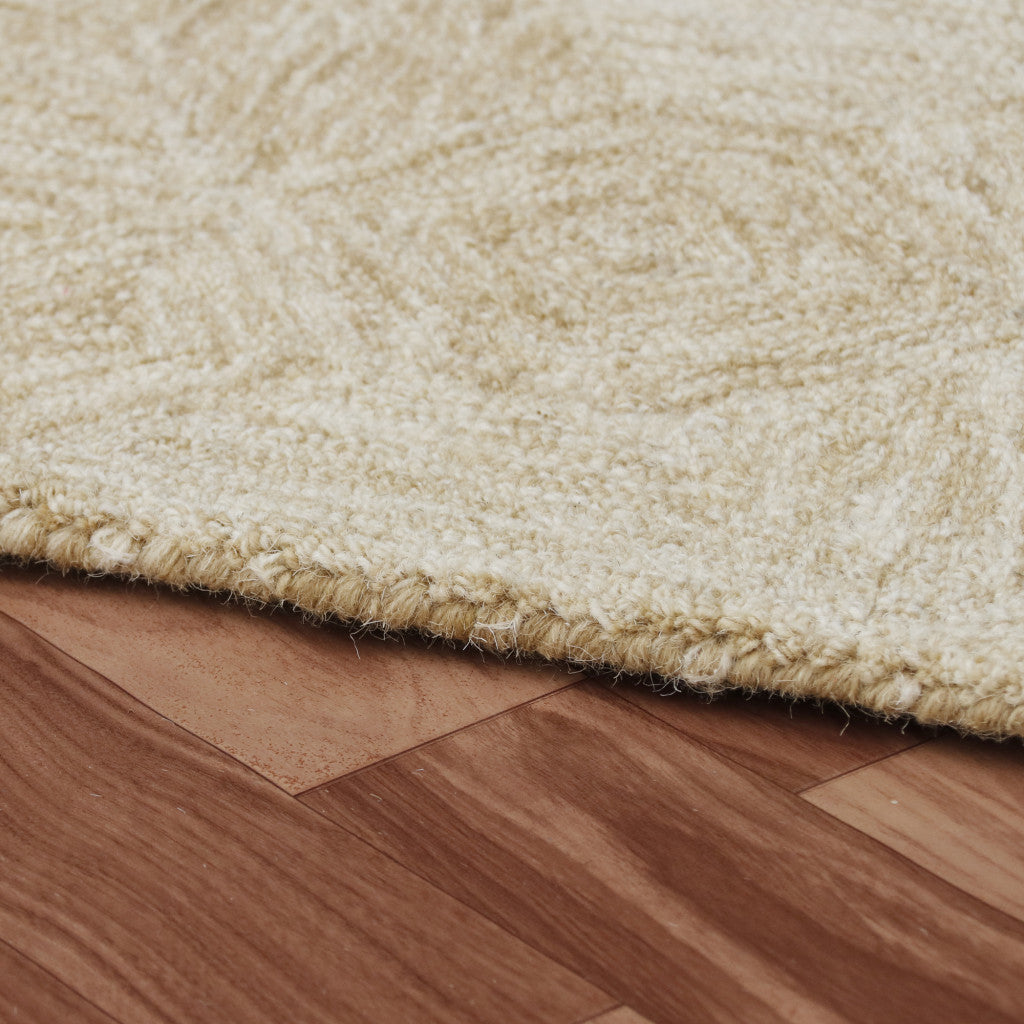 Exquisite Hand - Tufted Rectangle Geometric Wool Area Rug for a Cozy and Stylish Home Décor