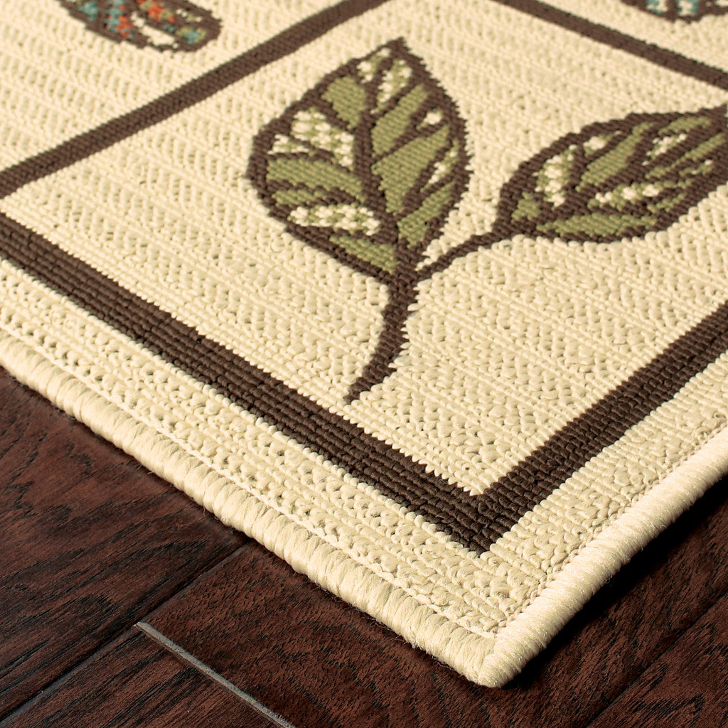 5x8 ft Stylish Stain-Resistant Outdoor and Indoor Area Rug