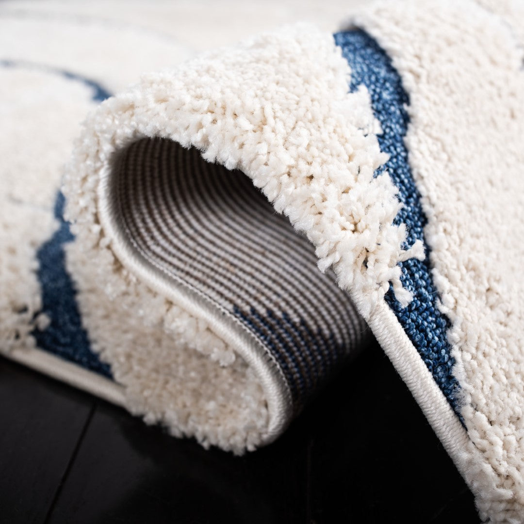 Luxurious Power Loomed Polypropylene Shag Rug from Turkey for Cozy Florida Home Decor