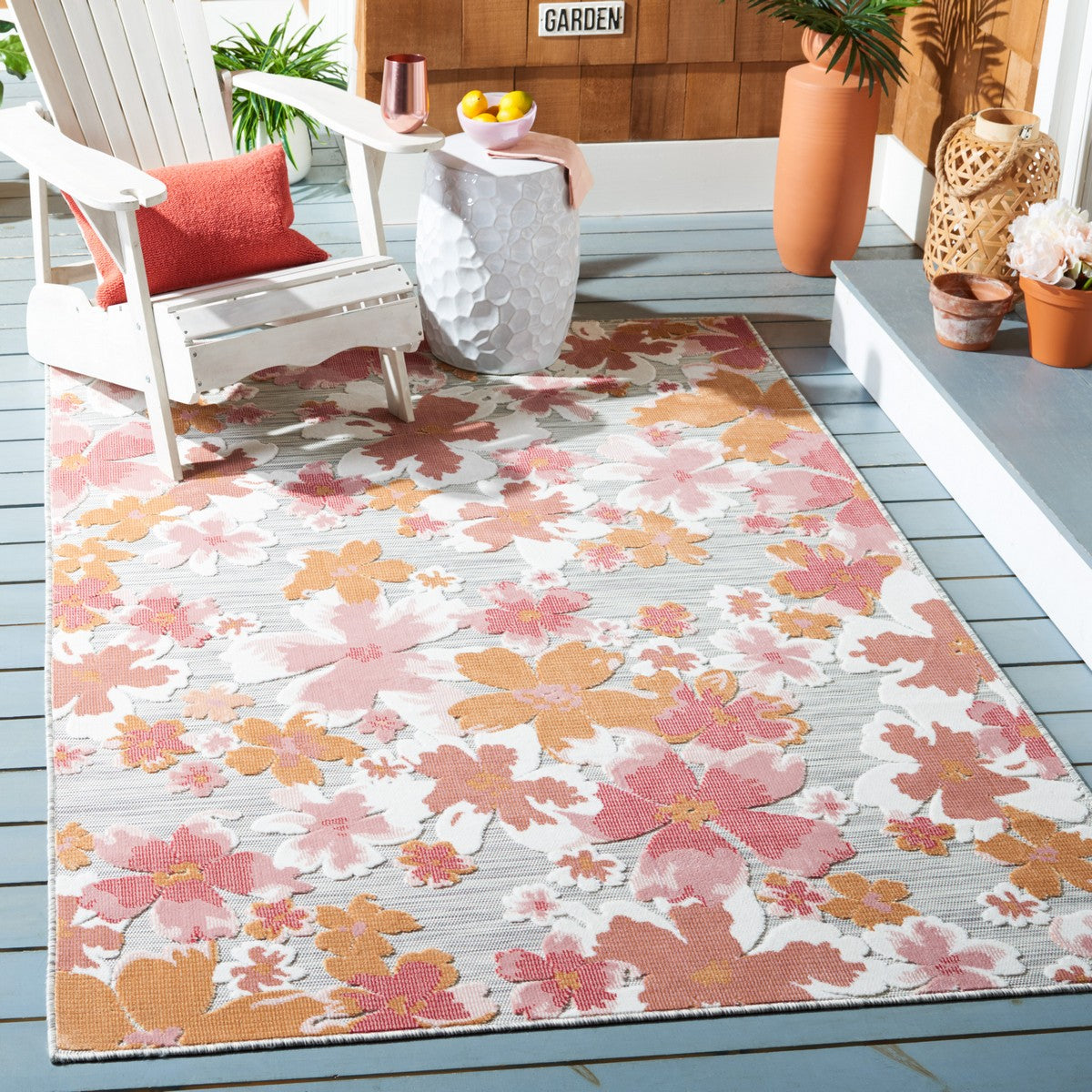 Stylish and Durable Outdoor Cabana Rug - Power Loomed with 100% Polypropylene Material, Ideal for Any Outdoor Space