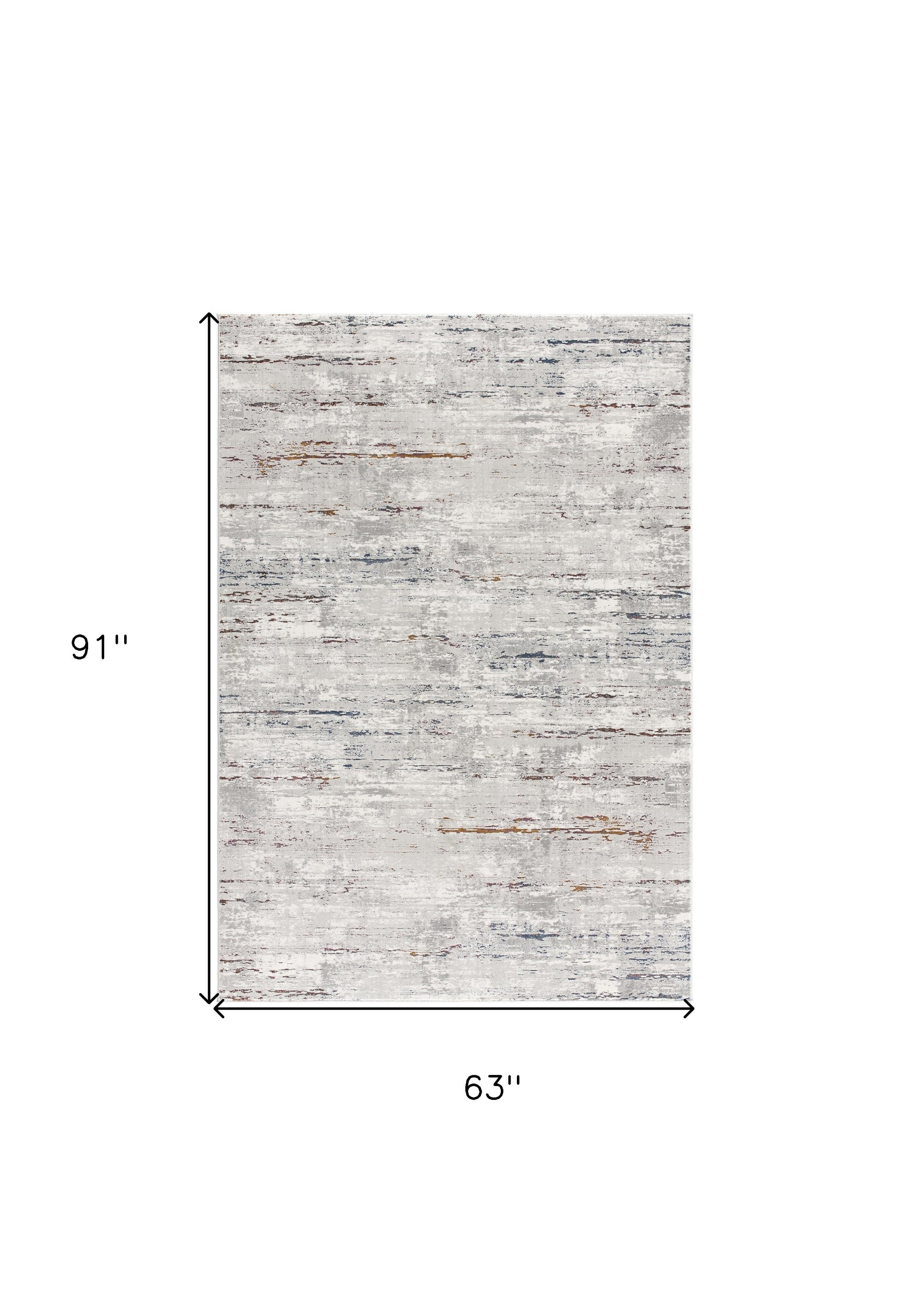 Stylish Grey Abstract Rectangle Area Rug for Elegant and Comfortable Rooms