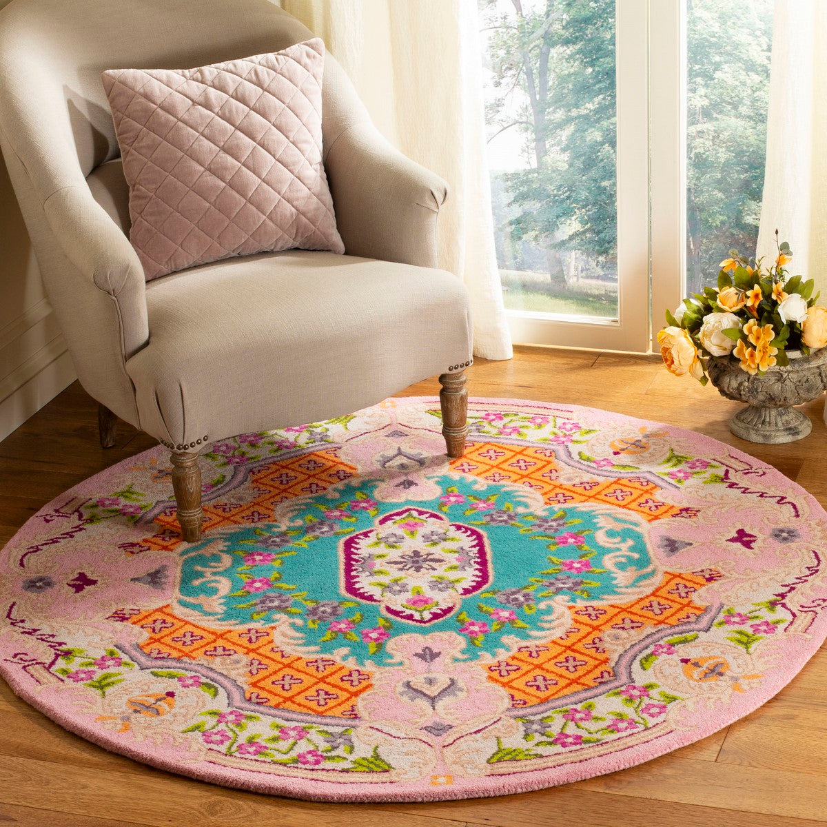 Bellagio Luxury Hand - Tufted Wool & Viscose Rug with 11 MM Pile for Maximum Comfort