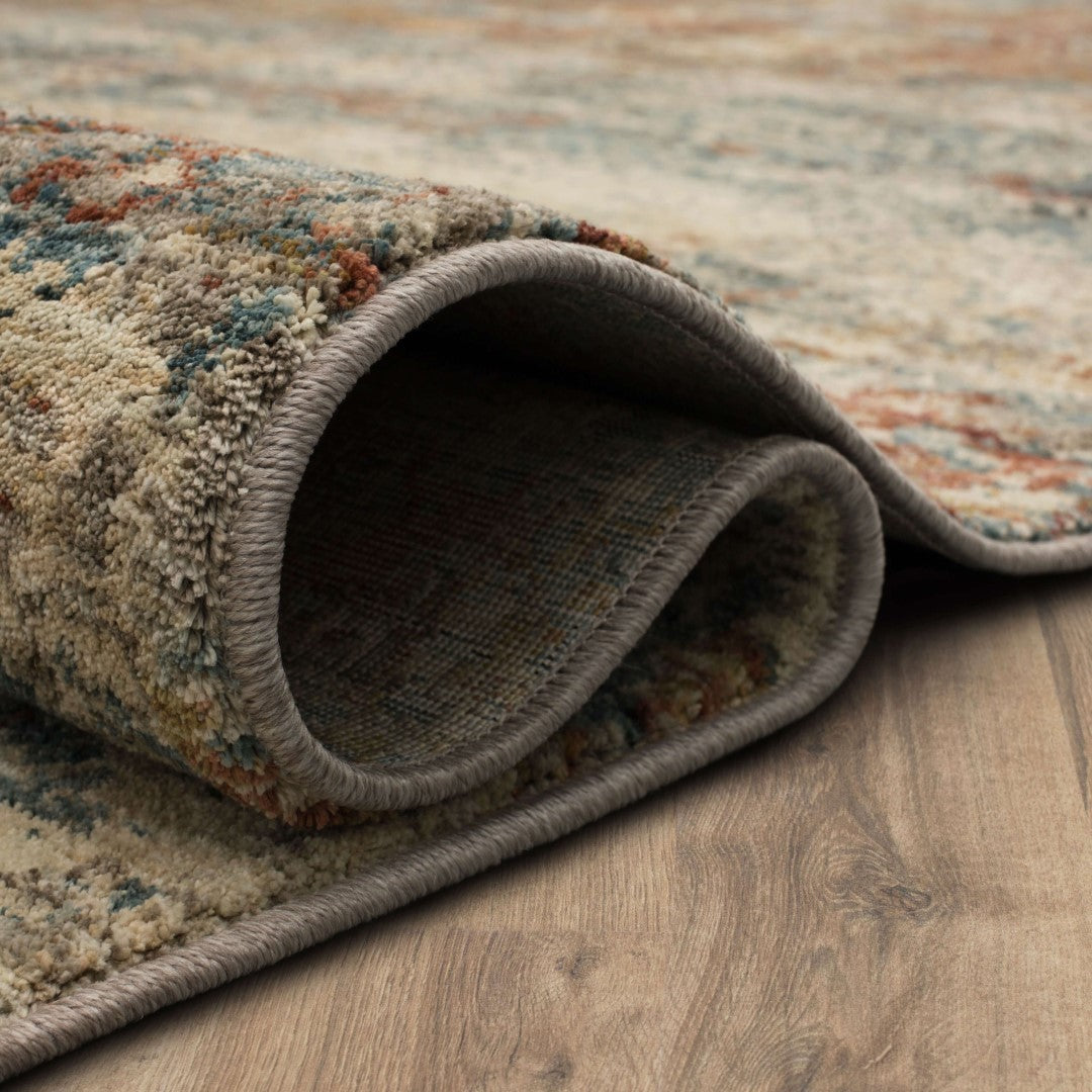 Stylish and Durable Polyester Marash Abstract Contemporary Area Rug for Modern Homes