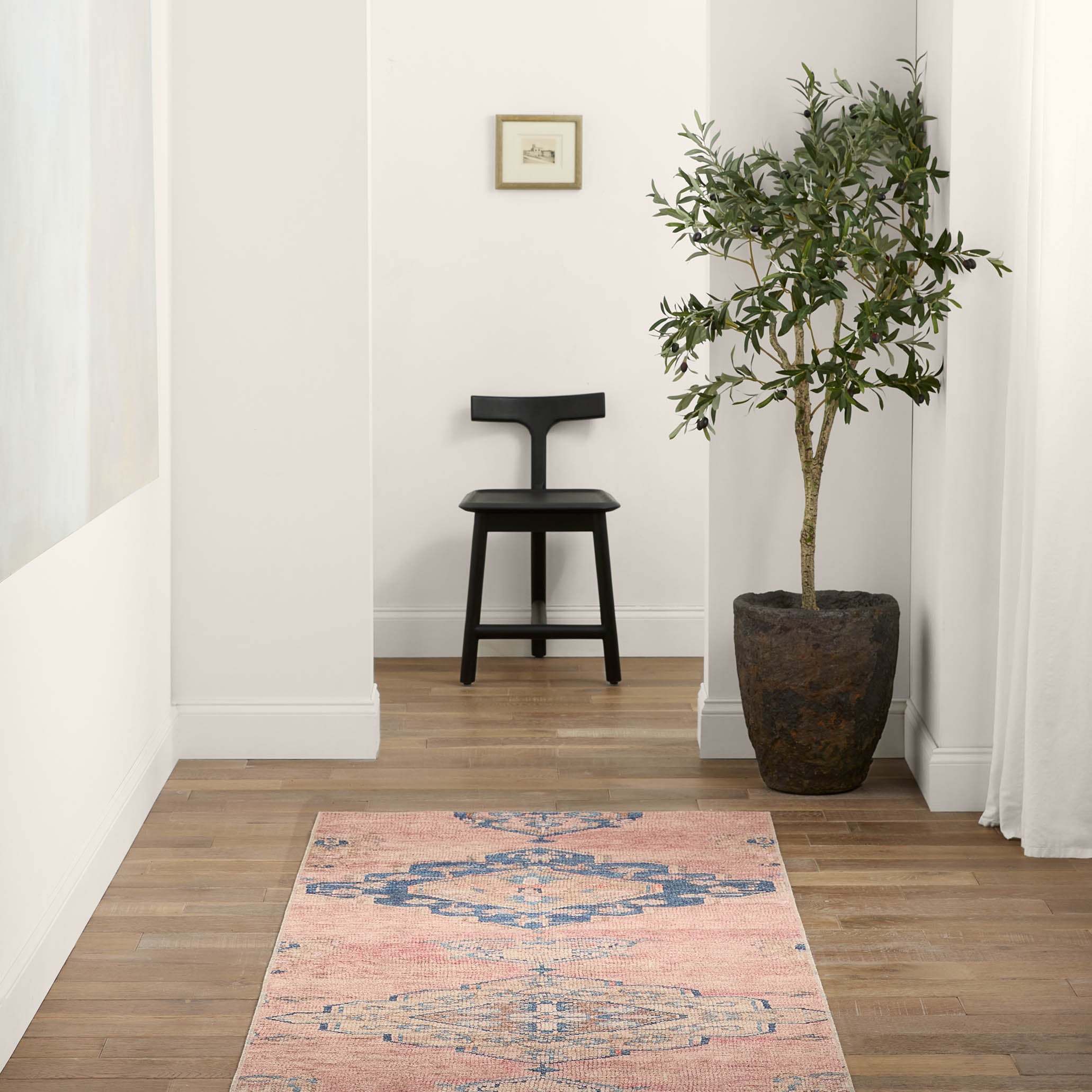 Canteena Clanton CAN04 RUG154763 Power-loomed Machine-made 100% Polyester Traditional Medallion Indoor Floor Rug for High Traffic Areas