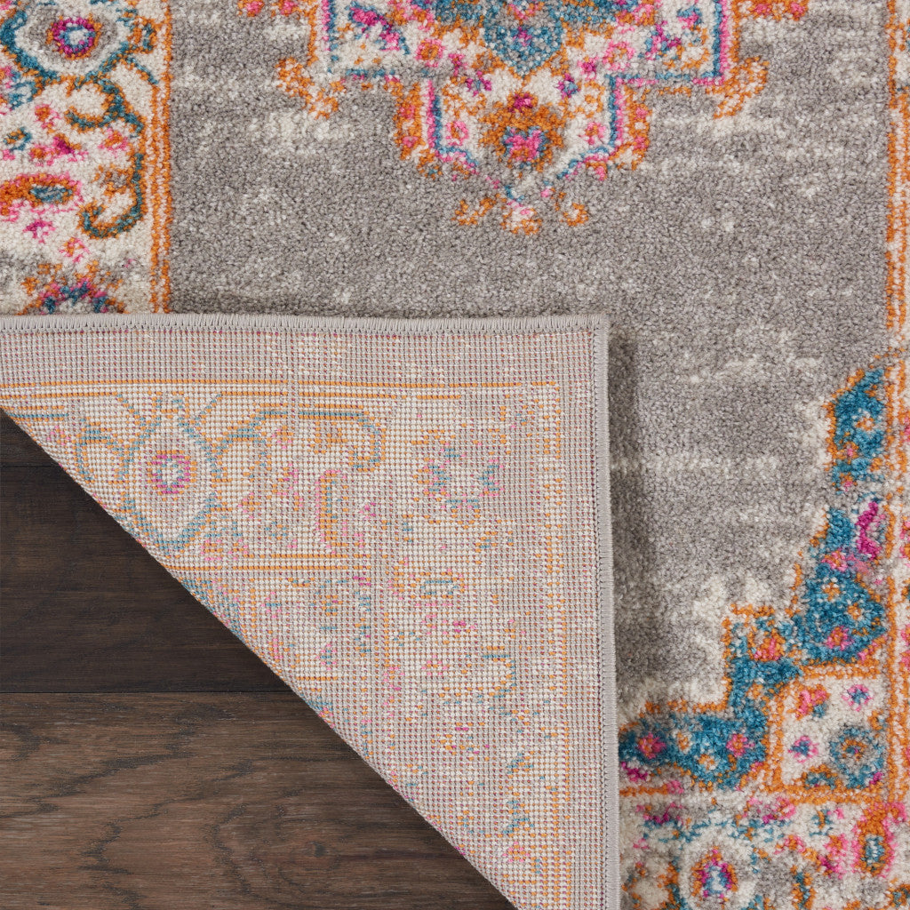 Stylish Gray Power Loom Area Rug for Warm and Comfortable Living Spaces