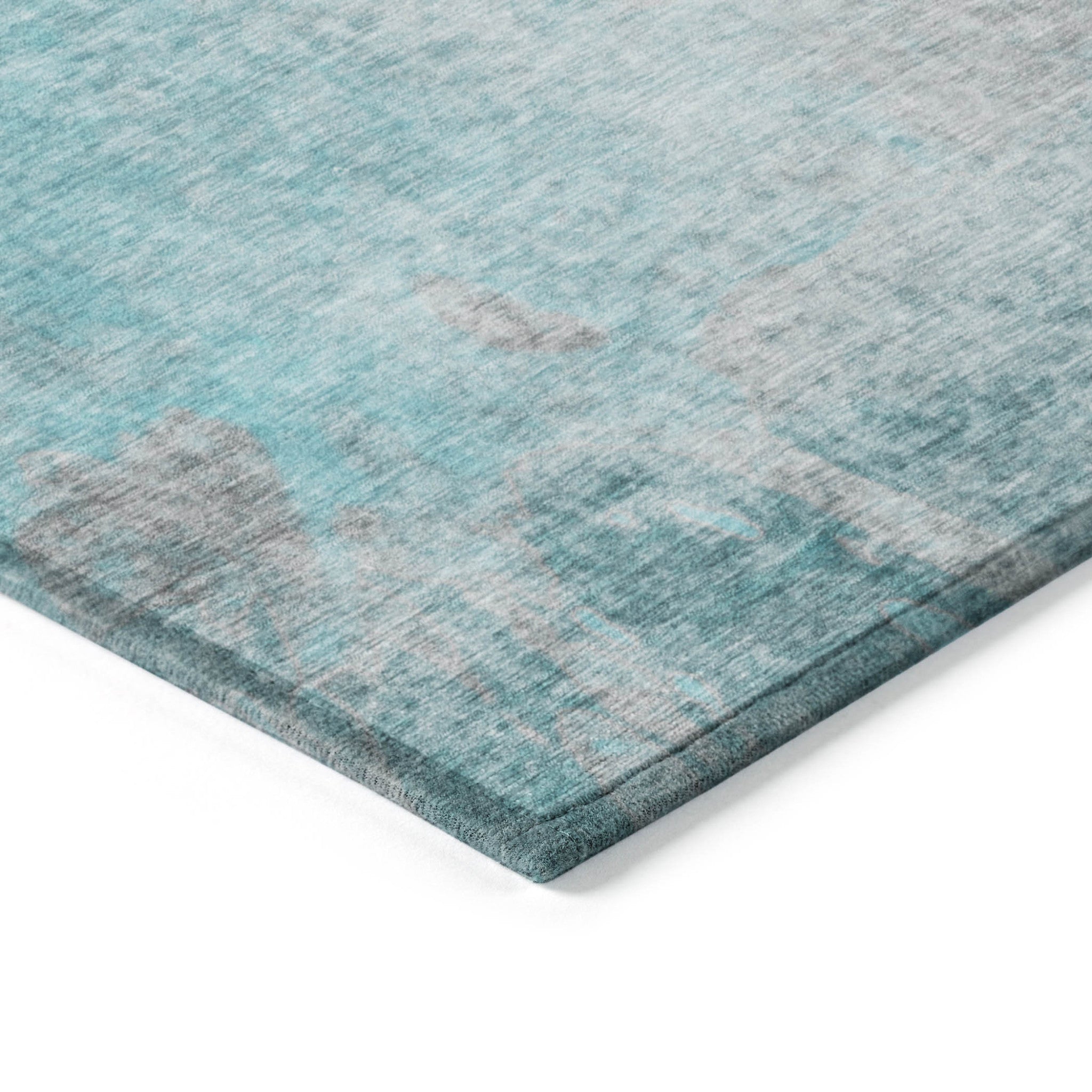 Stylish Washable & Stain-Resistant Indoor-Outdoor Abstract Runner Rug