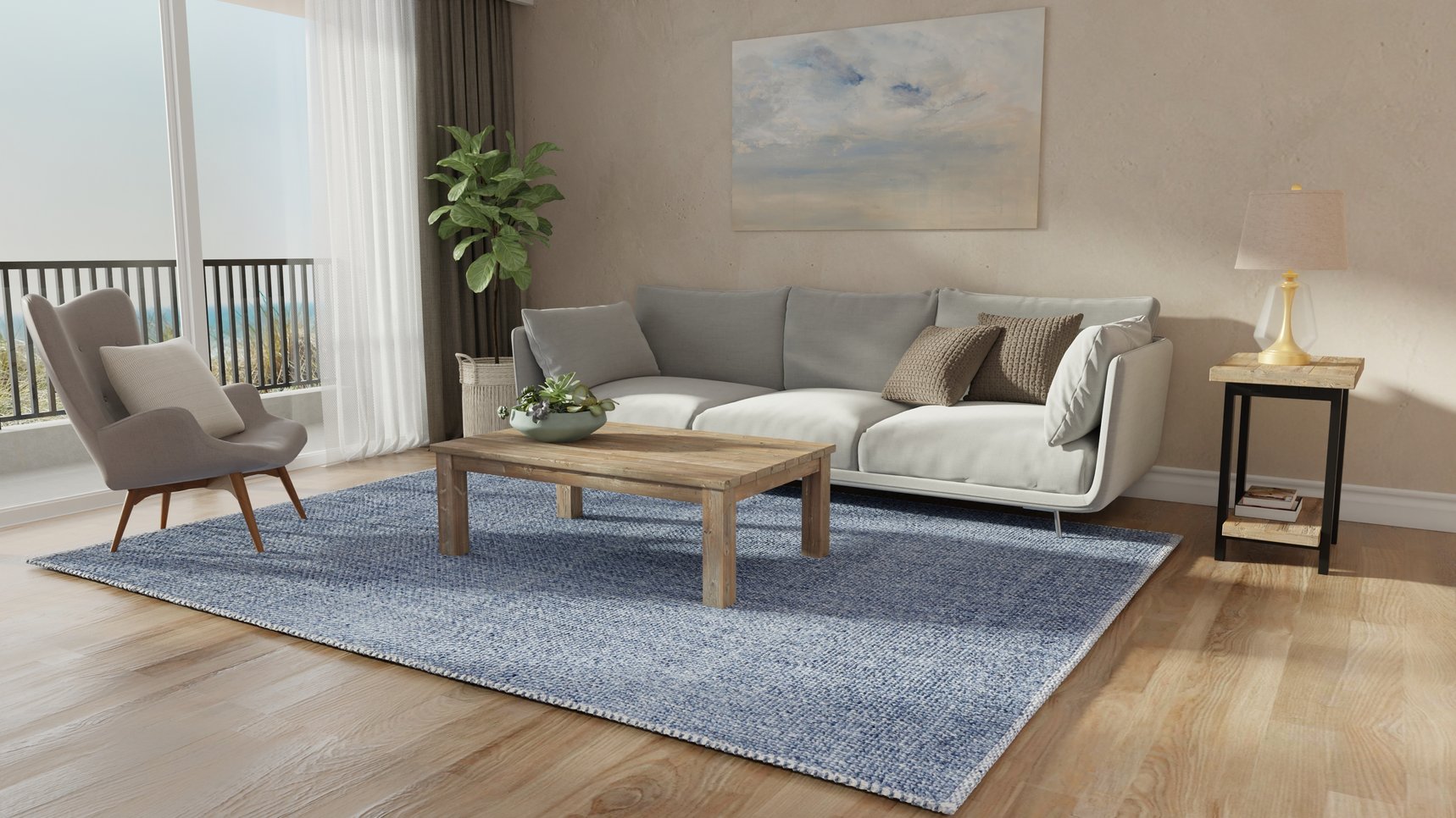 Exquisite Naples Hand-Woven Polyester Flatweave Area Rug - Soft, Long-Lasting, and Fade-Resistant for a Stylish Interior