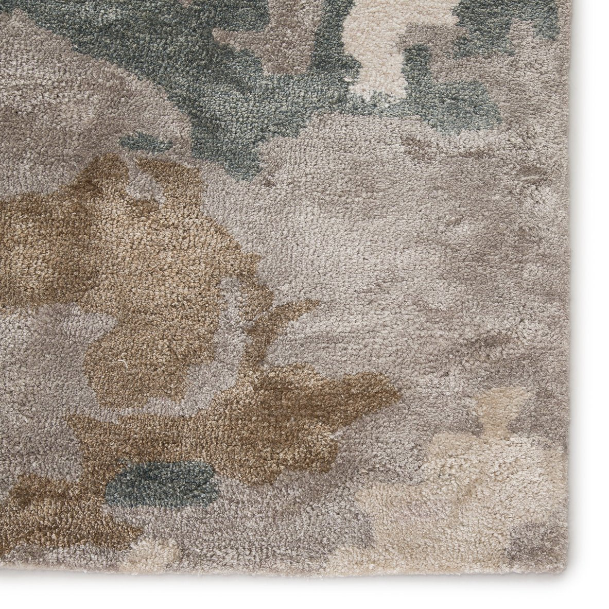 Luxurious Handmade 100% Viscose Transcend Glacier Abstract Indoor Tufted Rug