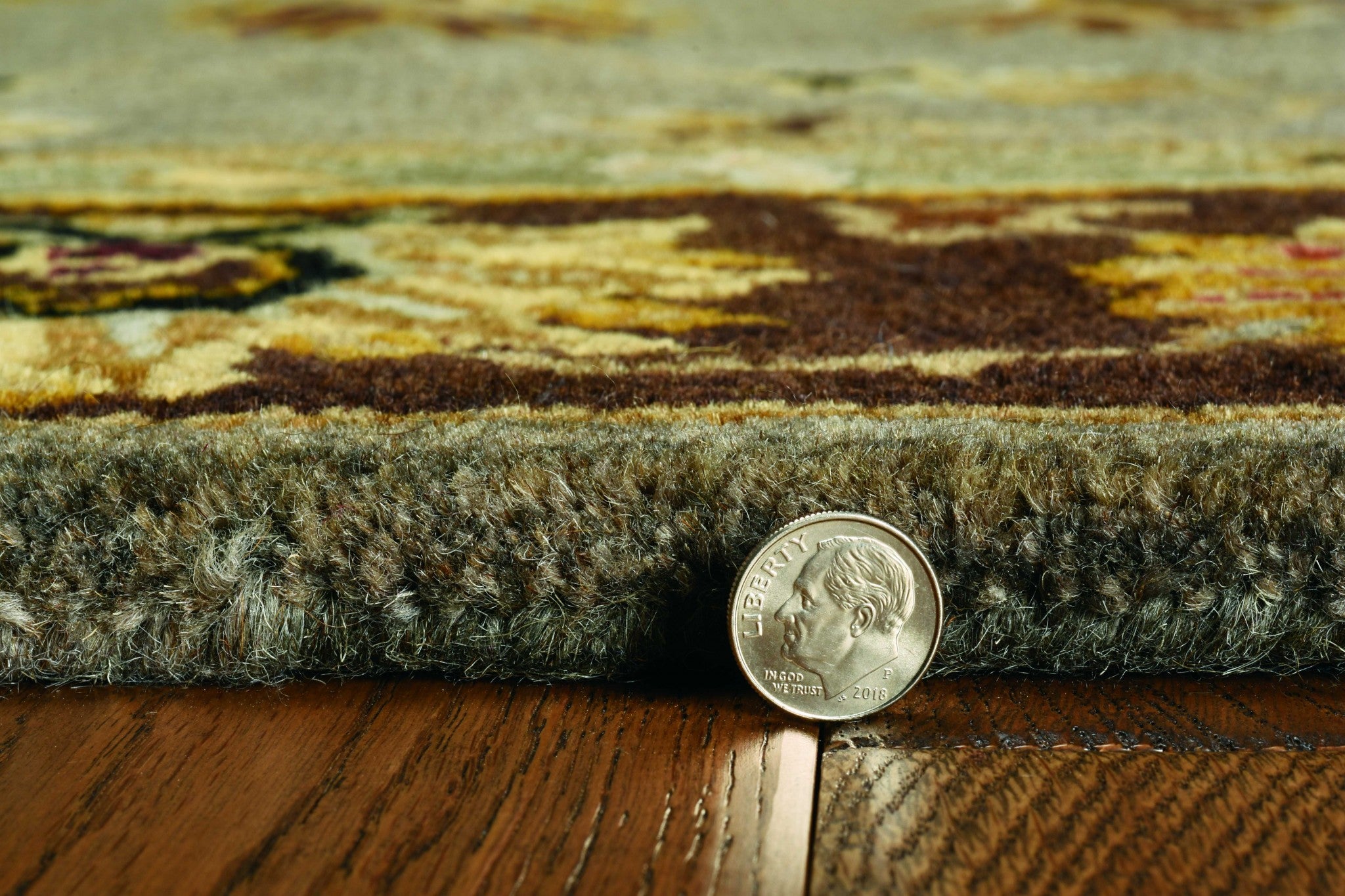 Exquisite Hand-Tufted Luxury Area Rug in Stylish Grey and Mocha Tones - Add a Touch of Timeless Sophistication to Your Home Decor