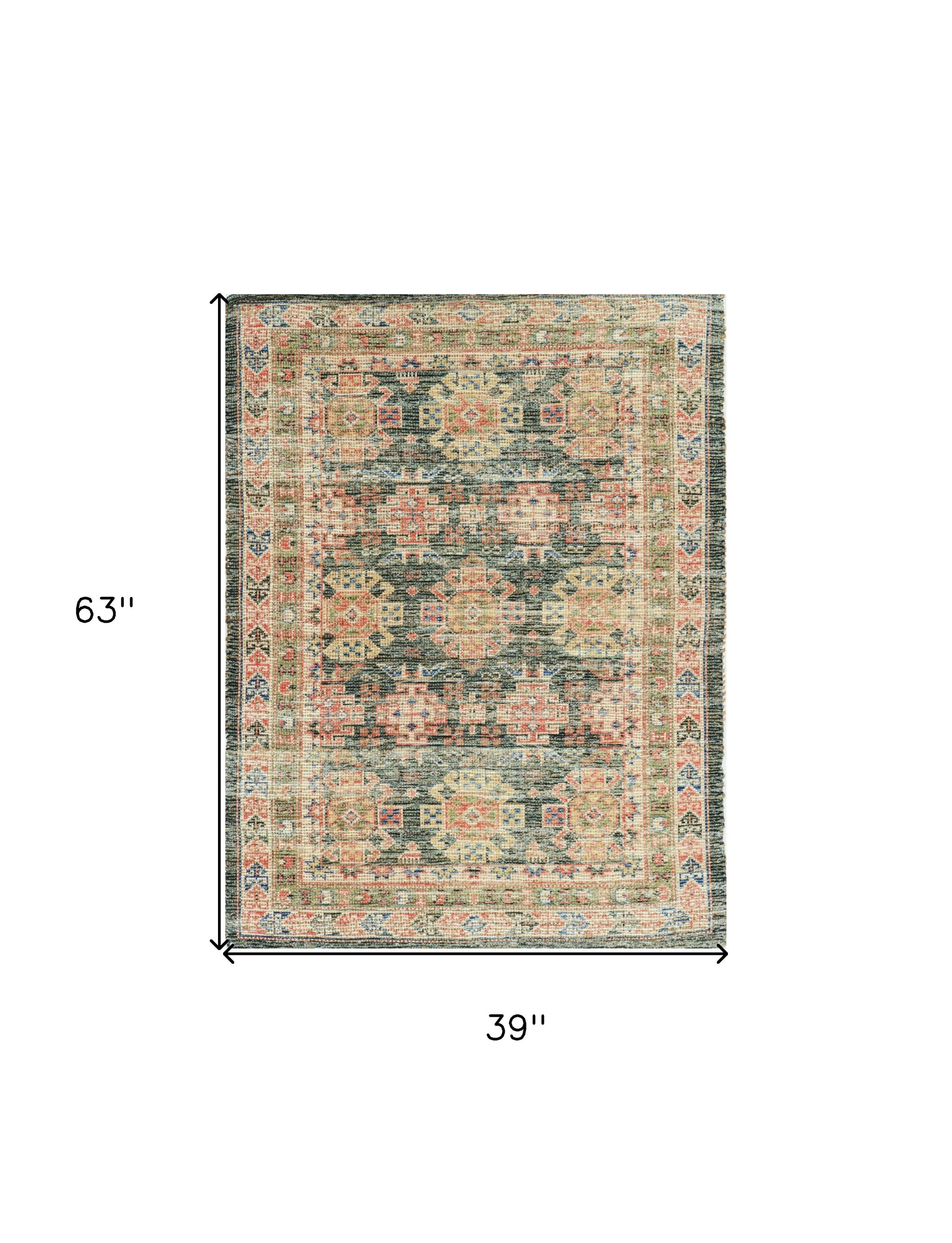 Stylish and Elegant Charcoal Southwestern Handmade Jute Area Rug with a Distinctive 8' x 11' Design for Added Warmth in Your Home