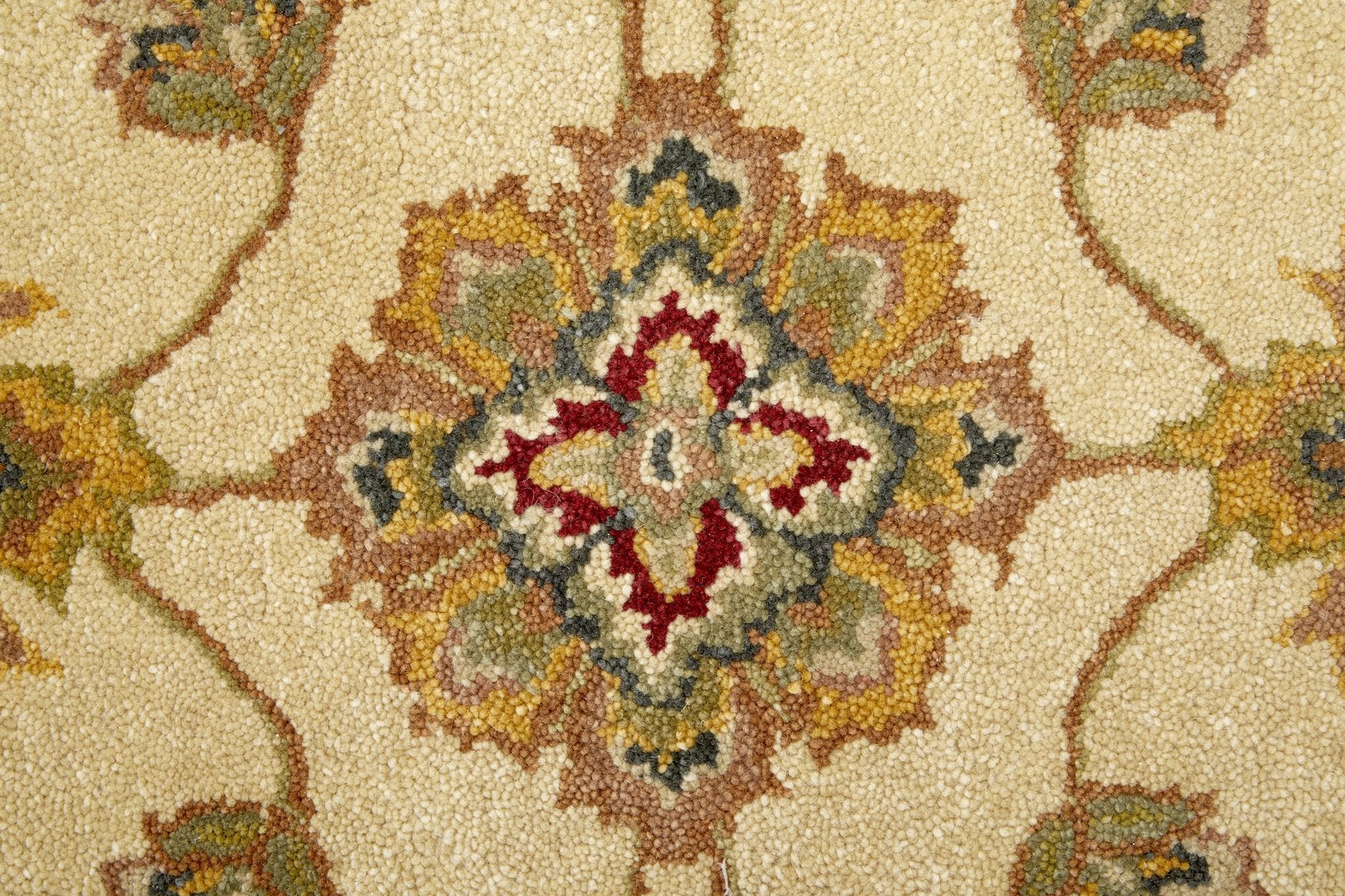 Durable and Stain-Resistant Hand Tufted Wool Oriental Area Rug by Wagner - Ideal for High-Traffic Areas in Your Home