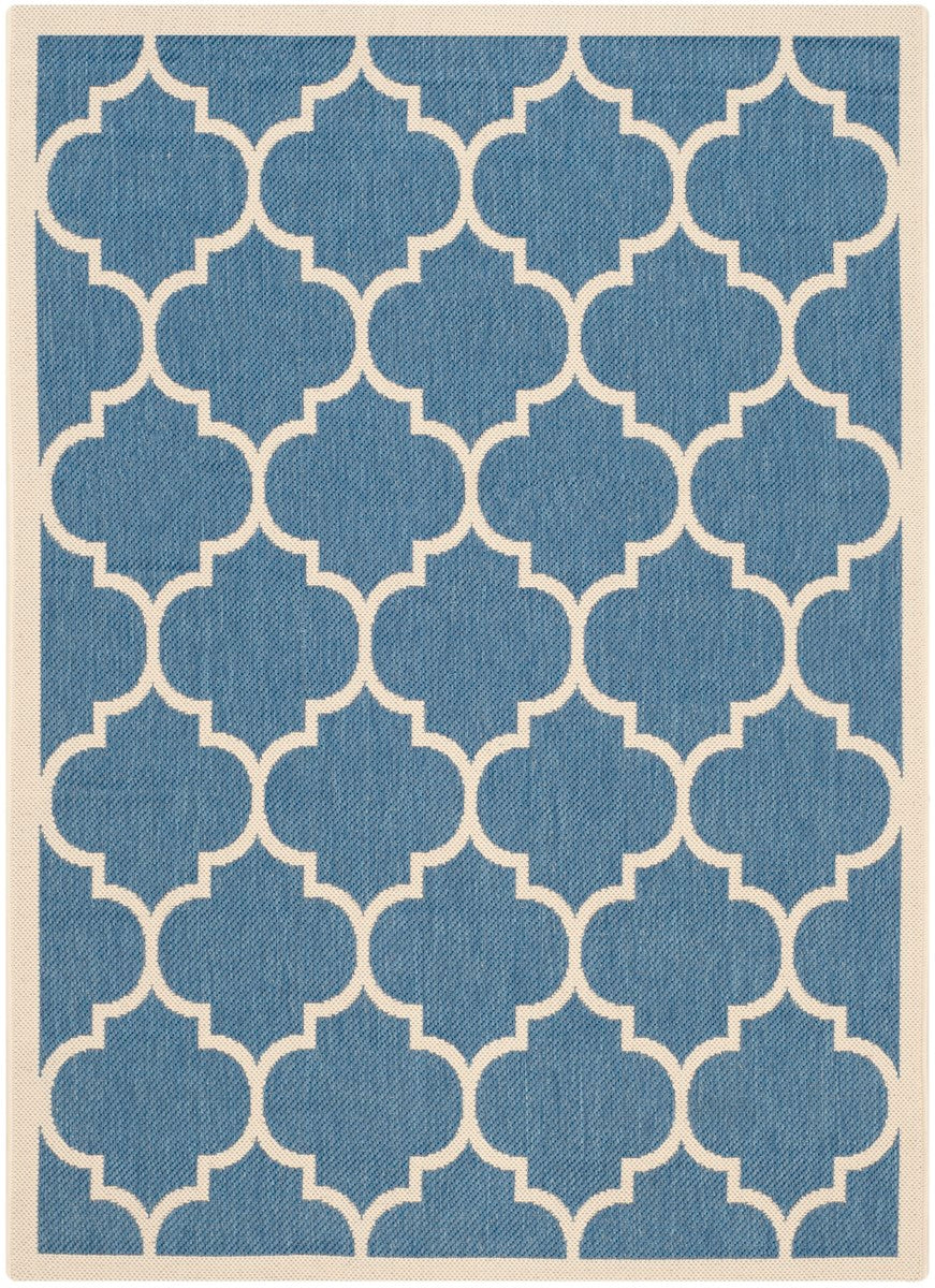 High - Quality Courtyard - Inspired Mediterranean Style Indoor and Outdoor Area Rug with Durable, Stain - Resistant Features and Elegant Design