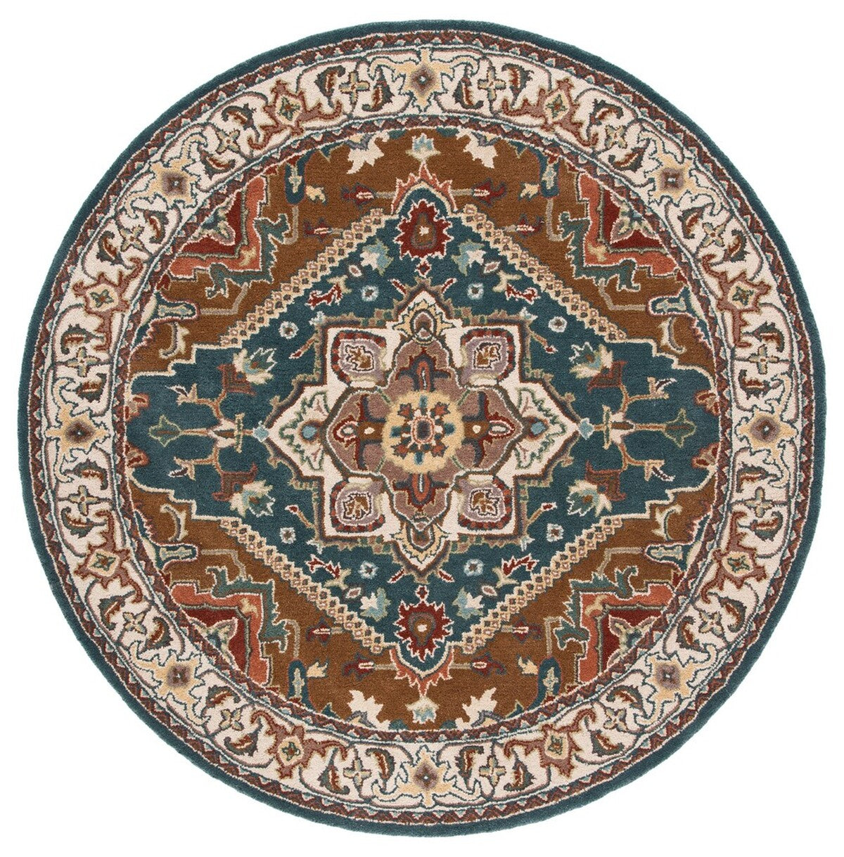 Exquisite Heritage Hand - Tufted Luxury Wool Pile Area Rug for Elegant Home Decor with Abundant Textures and Stylish Appeal