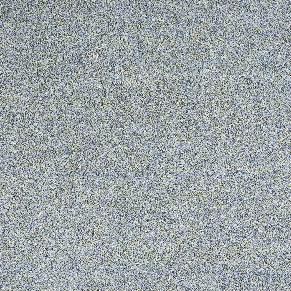 Hand-Woven Blue Heather Shag Area Rug with Cotton Backing for Modern Interiors