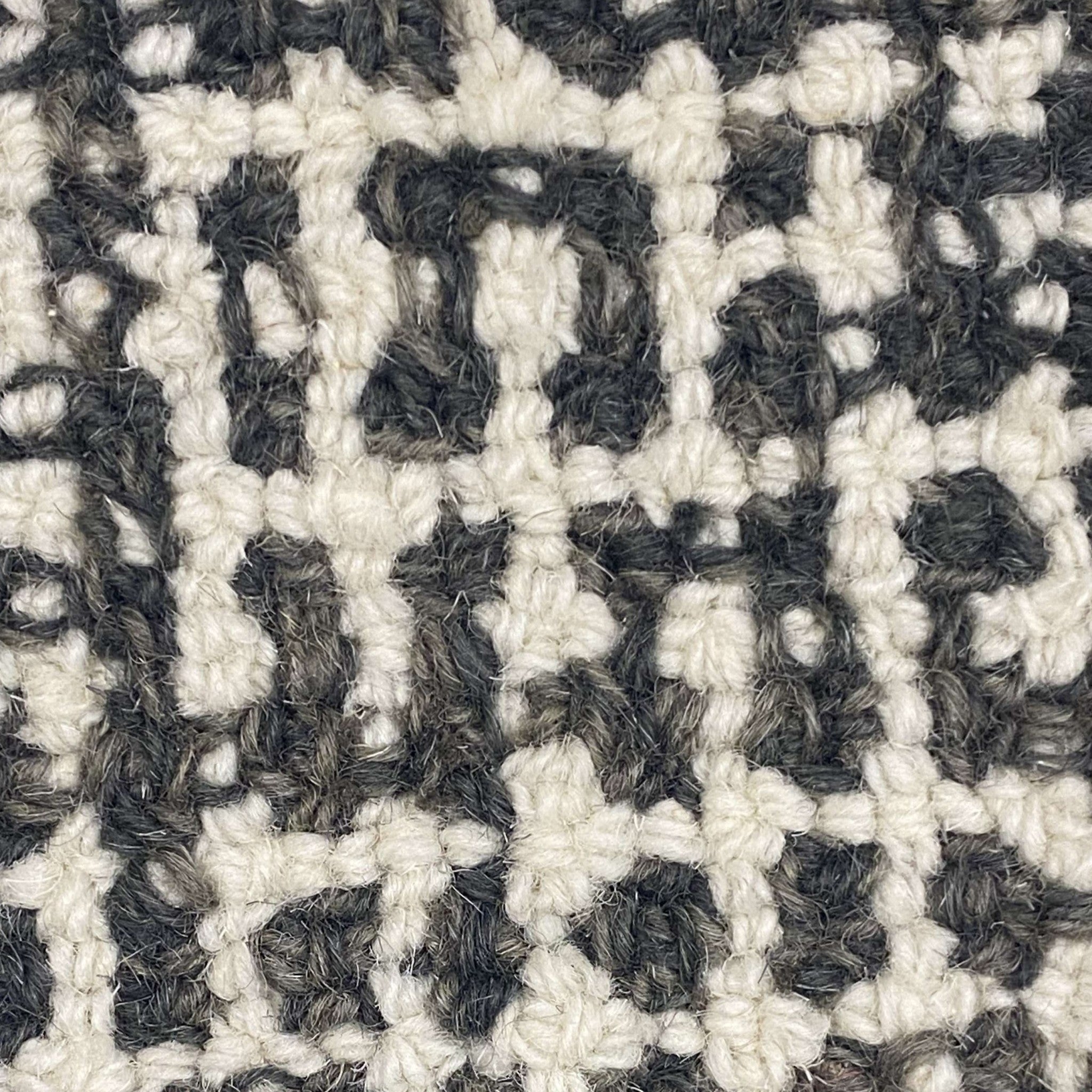 Handmade Blue and Ivory Wool Area Rug - Cozy, Stylish for Neutral Home Decor
