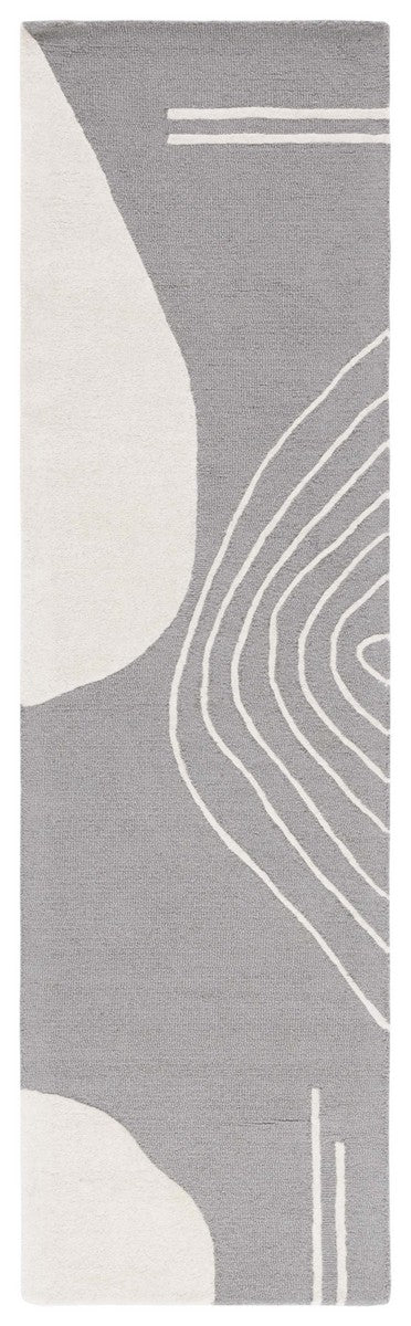 Luxurious Hand - Tufted Wool Cotton Contemporary Rug for Modern Rodeo - Style Homes