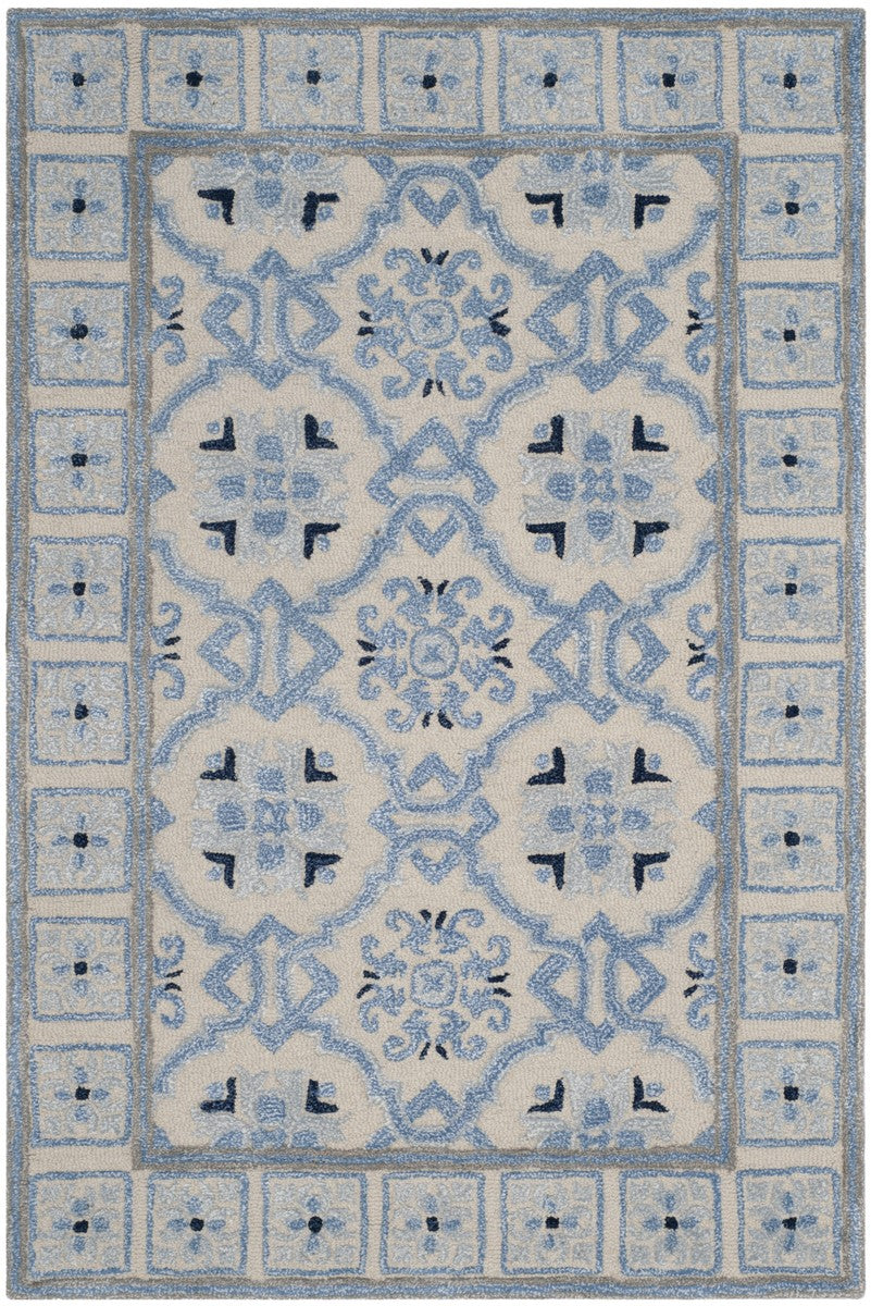 Bella Pure Wool Hand-Tufted Rug: Timeless Global Patterns for Home Decor